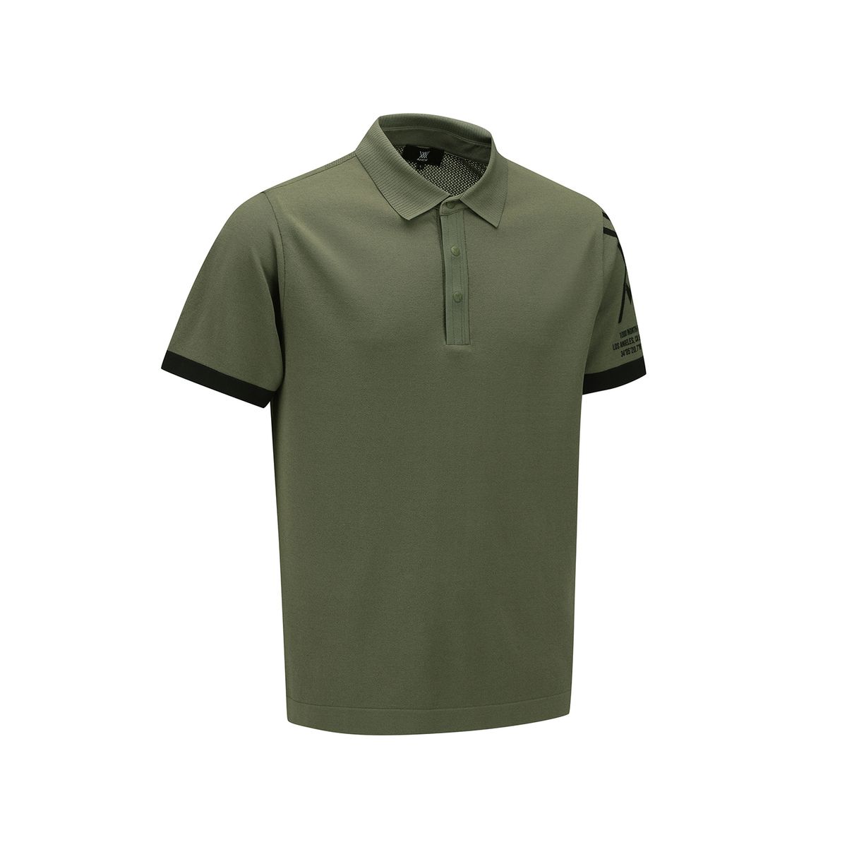 어뉴골프(ANEW GOLF) MEN LOGO POINT SHORT SLEEVE SWEATER_LK