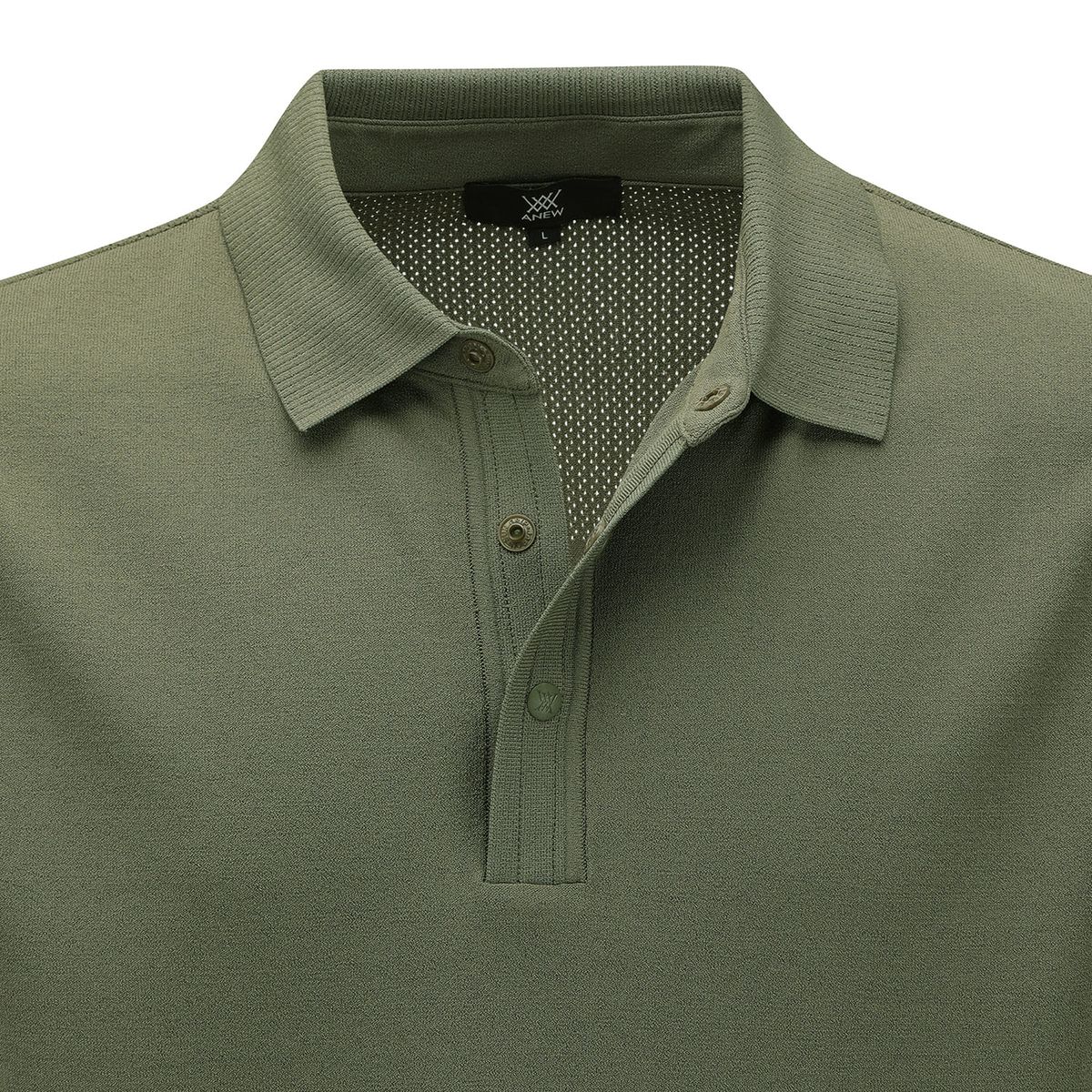 어뉴골프(ANEW GOLF) MEN LOGO POINT SHORT SLEEVE SWEATER_LK