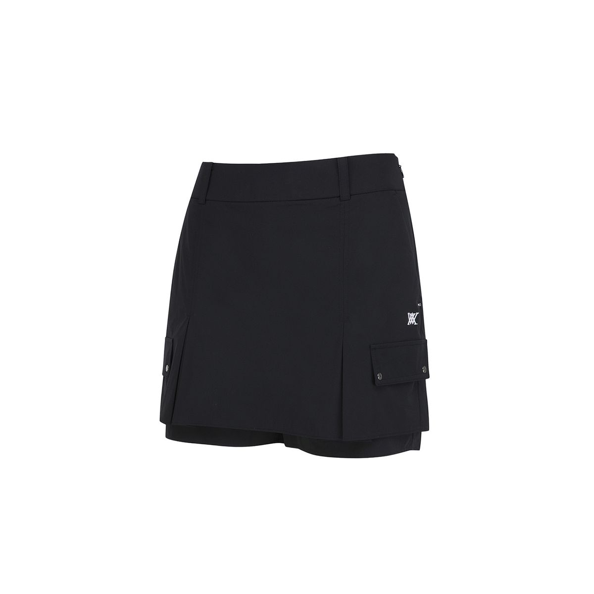 어뉴골프(ANEW GOLF) WOMEN INCISION HALF PANTS_BK