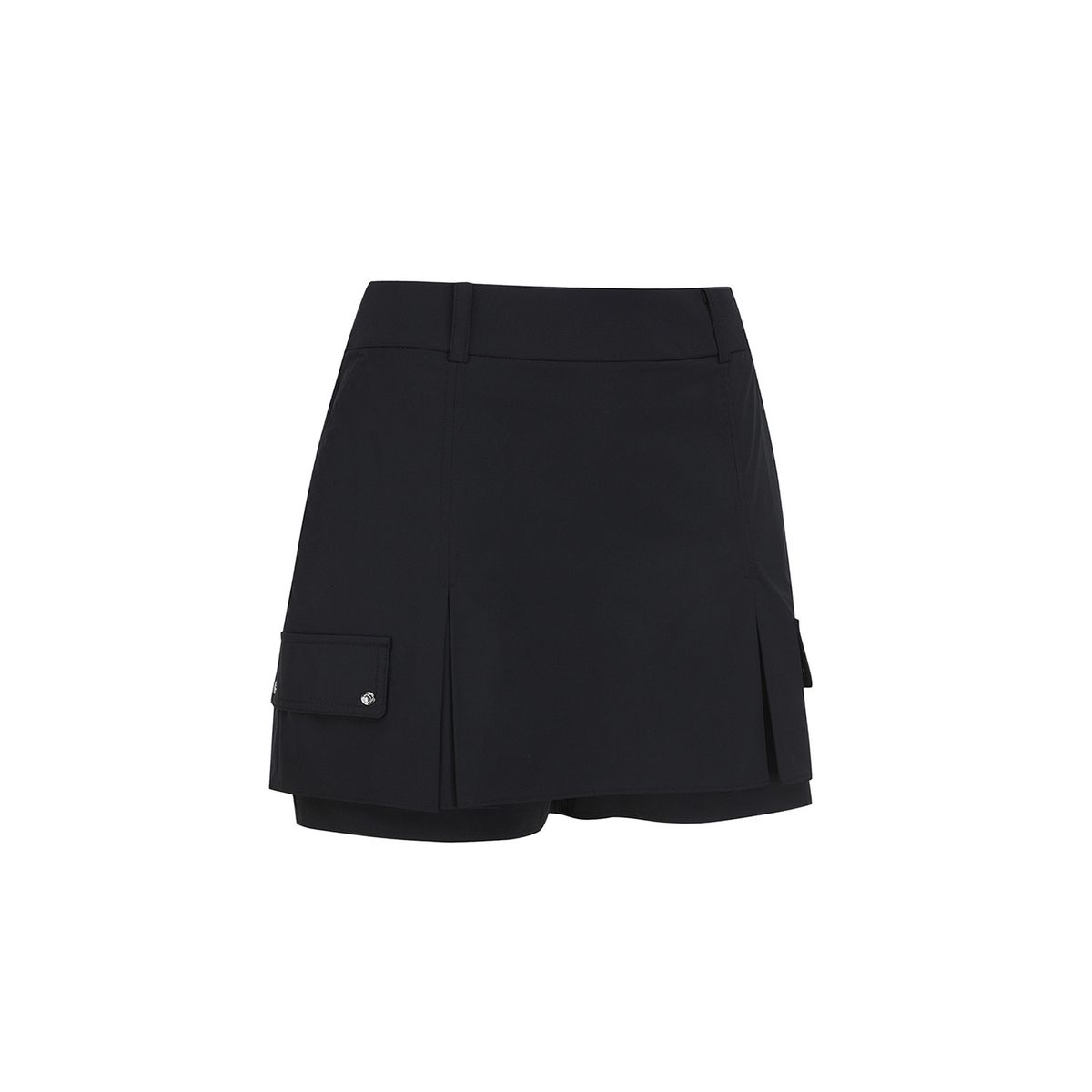 어뉴골프(ANEW GOLF) WOMEN INCISION HALF PANTS_BK