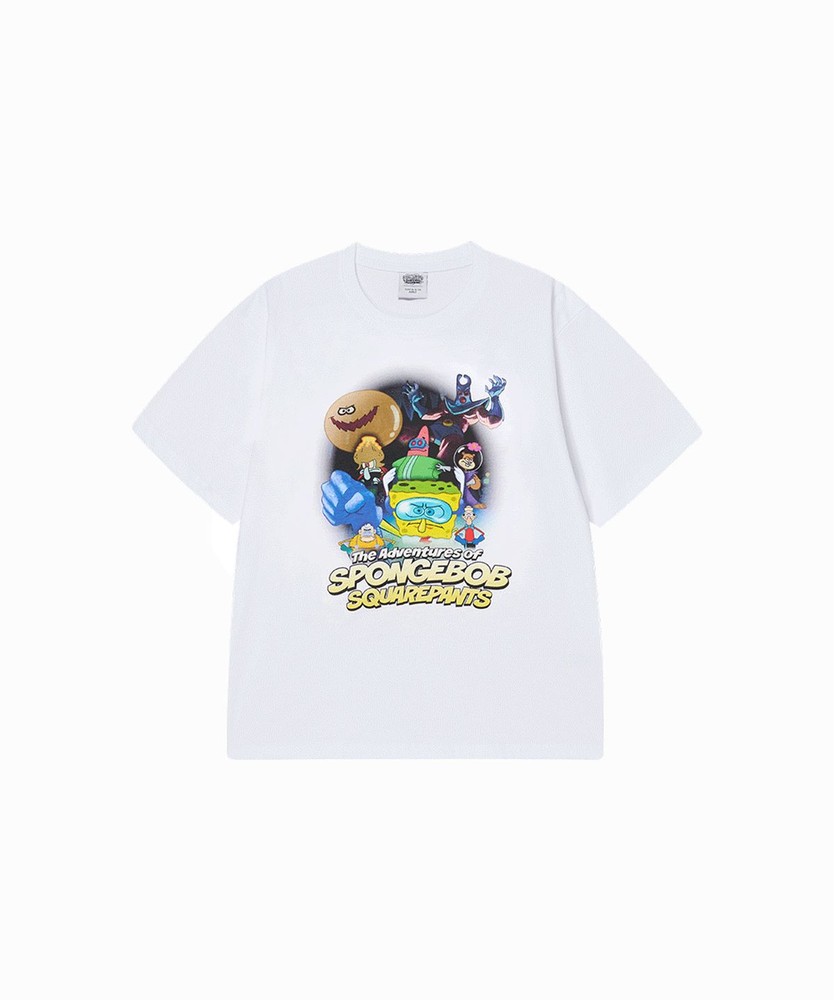 아크메드라비(ACME DE LA VIE) THE ADVENTURES OF SPONGEBOB SHORT SLEEVE T-SHIRT