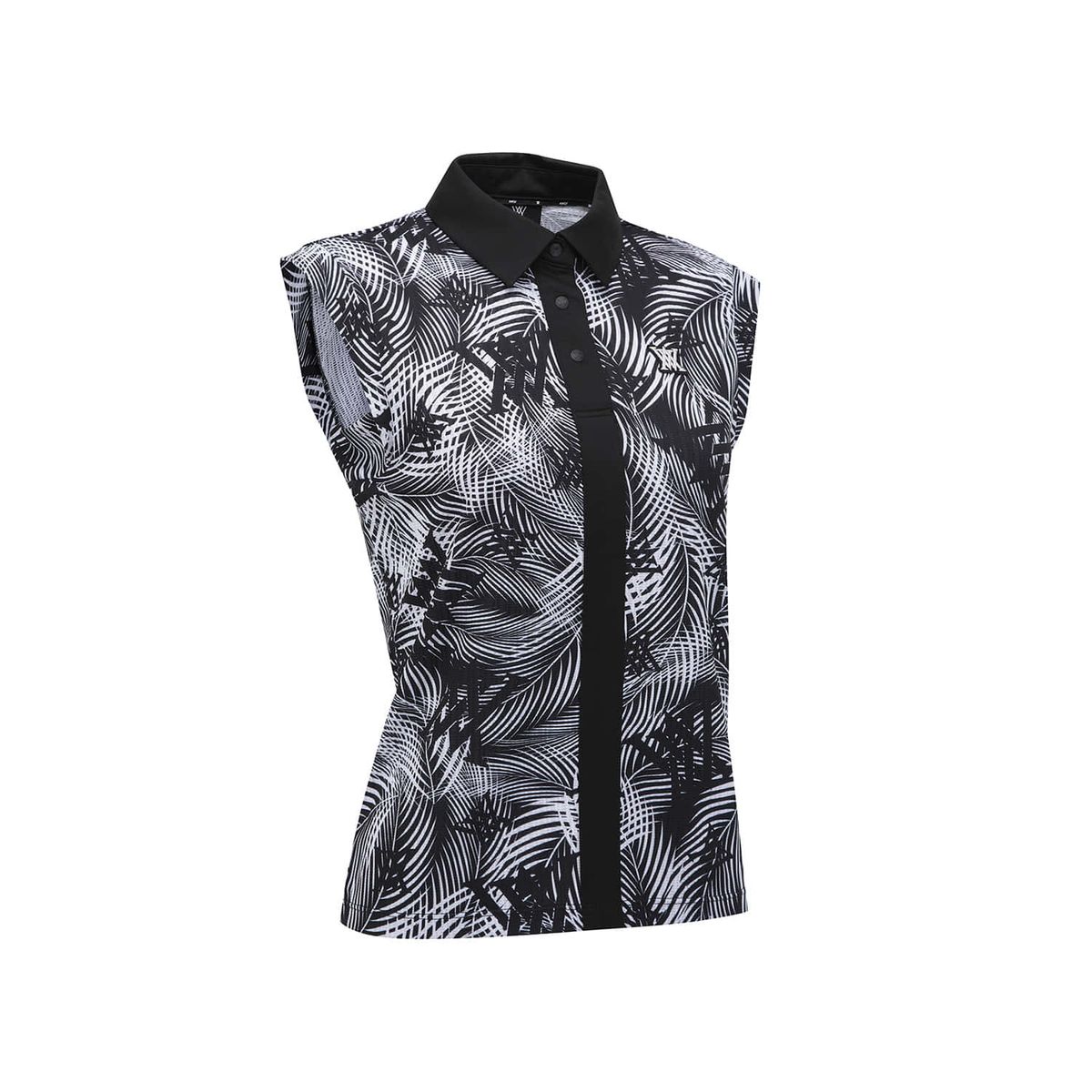 어뉴골프(ANEW GOLF) WOMEN COLLARED SLEEVELESS_BK