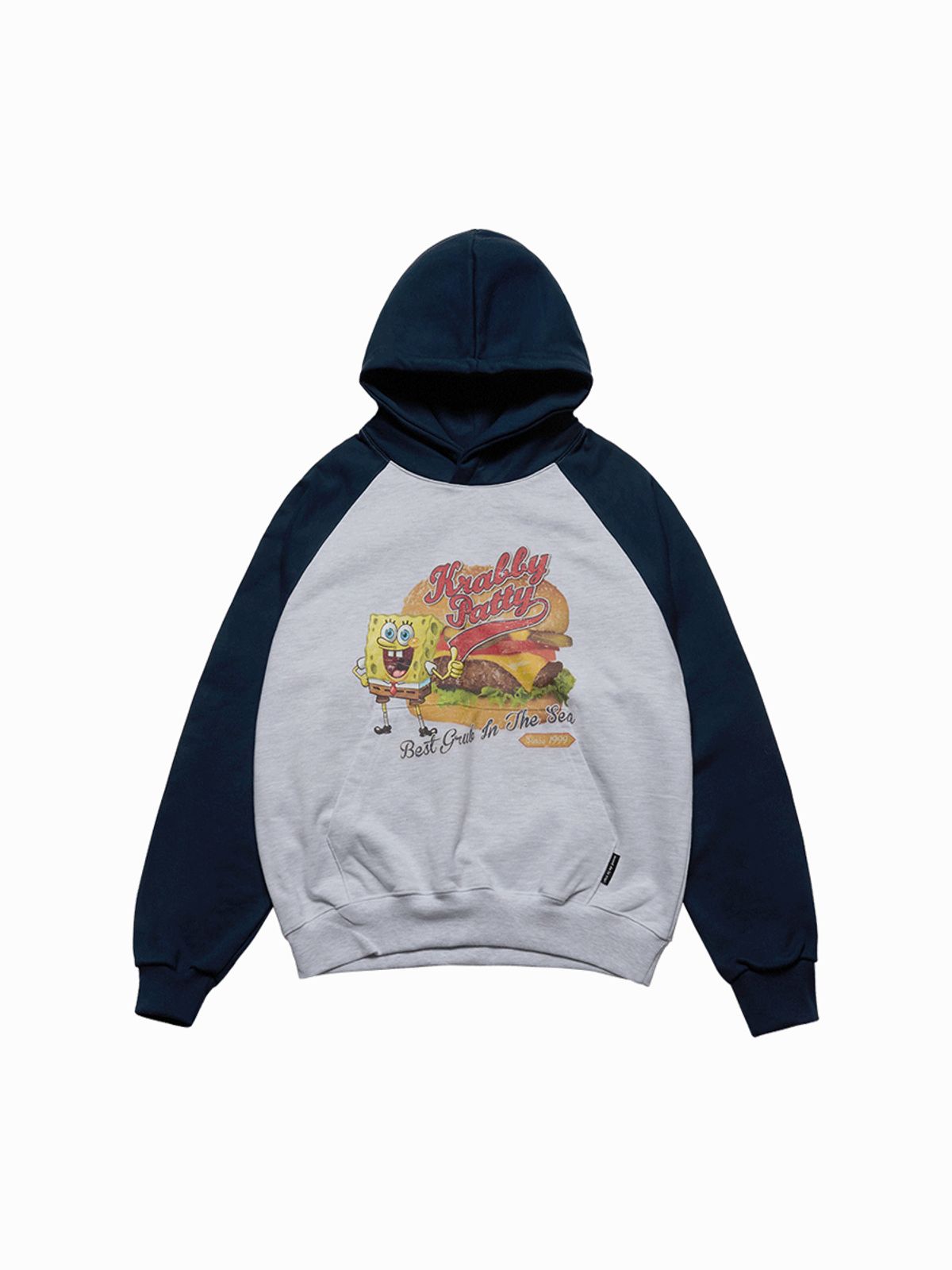 아크메드라비(ACME DE LA VIE) KRABBY PATTIES SPONGEBOB HOODIE