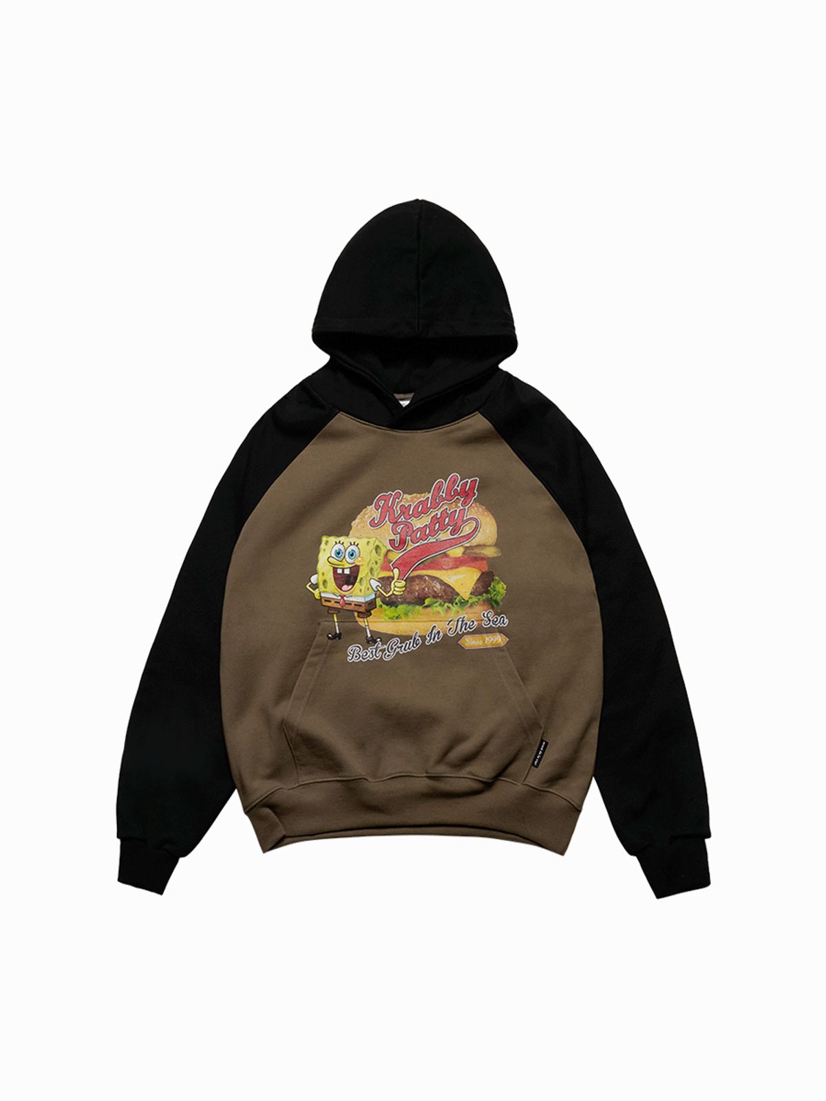 아크메드라비(ACME DE LA VIE) KRABBY PATTIES SPONGEBOB HOODIE