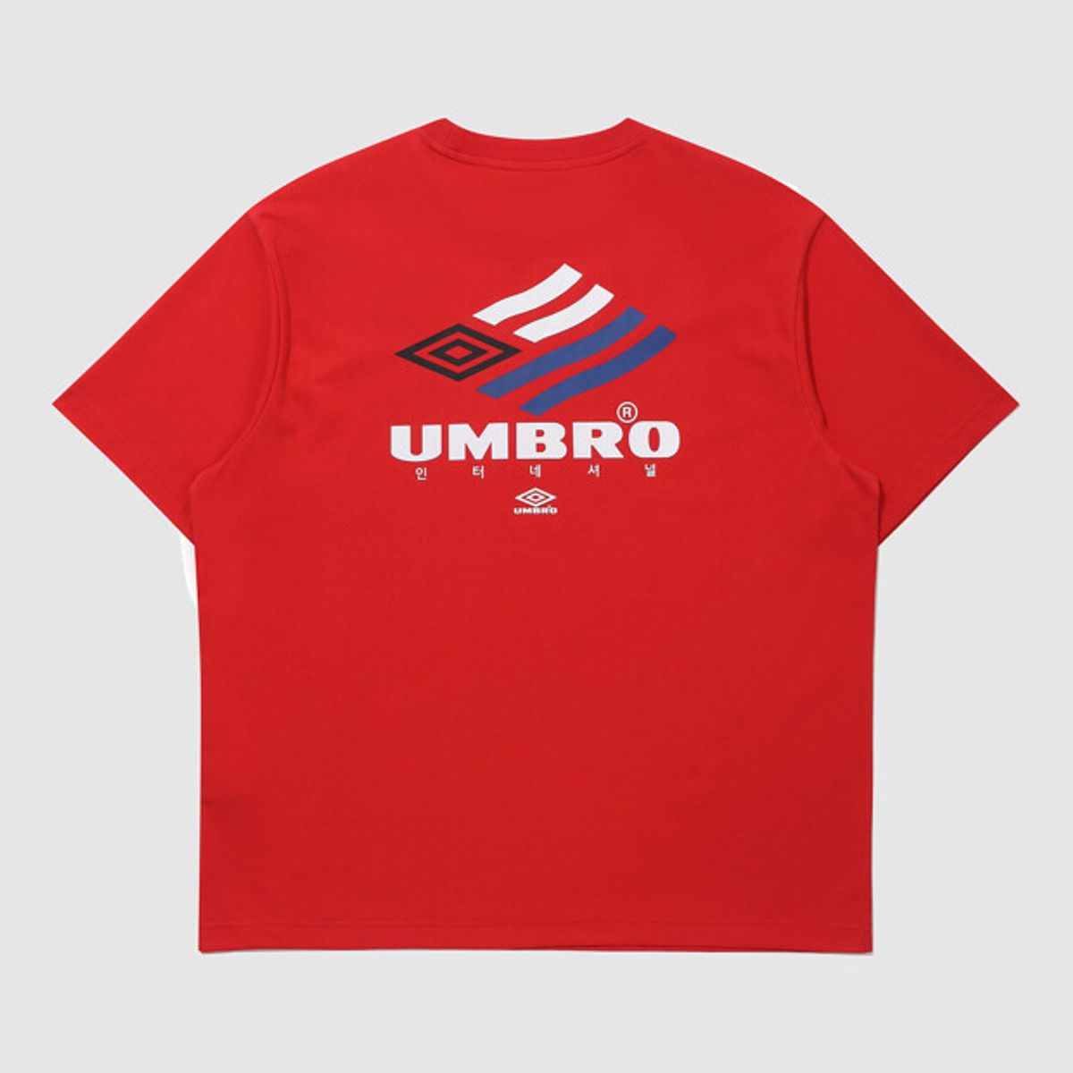 엄브로(UMBRO) HBL 스타챔프 그래픽 반팔 티셔츠 레드 UR211CRS51