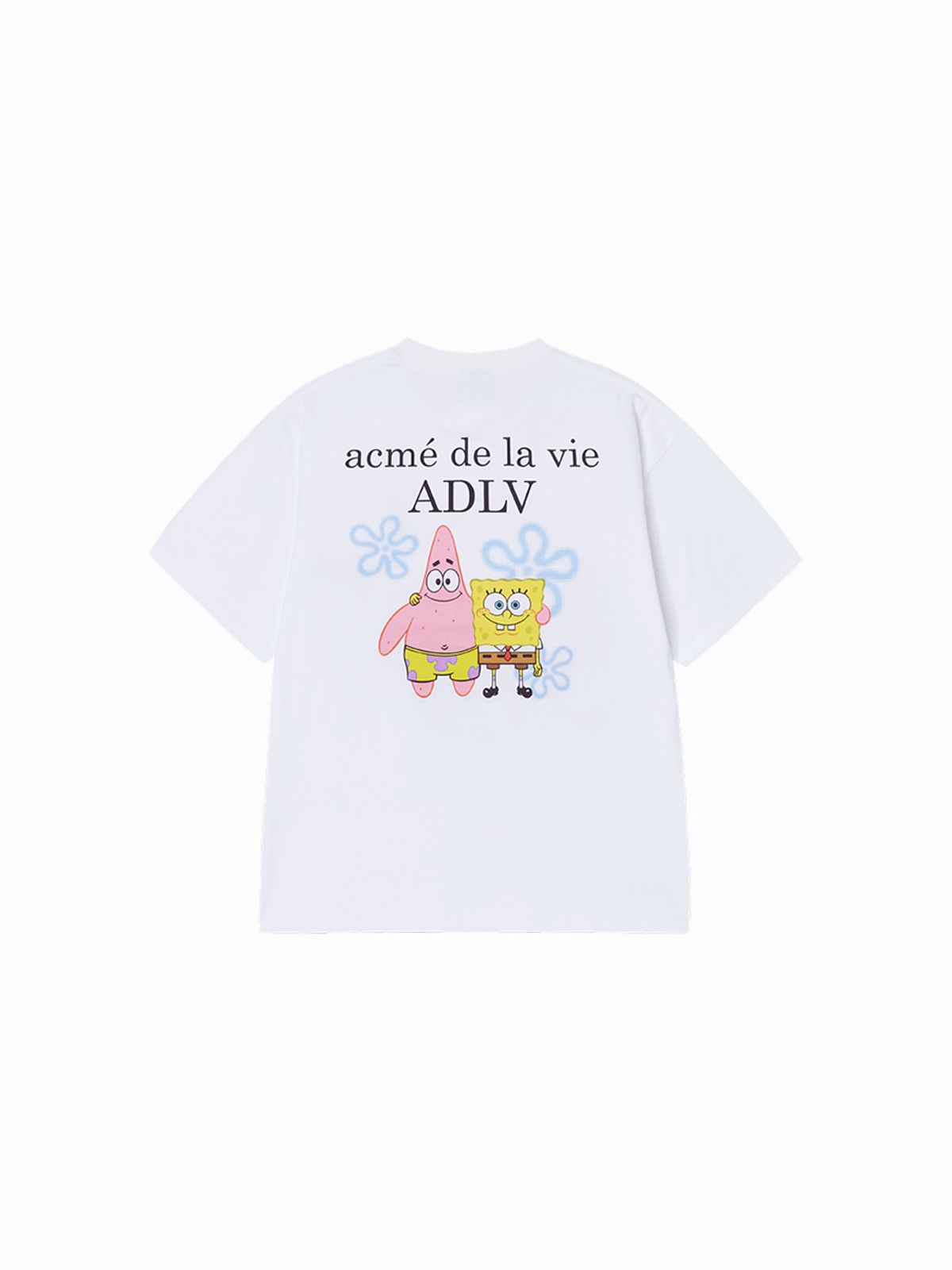 아크메드라비(ACME DE LA VIE) SPONGEBOB BASIC LOGO SHORT SLEEVE T-SHIRT