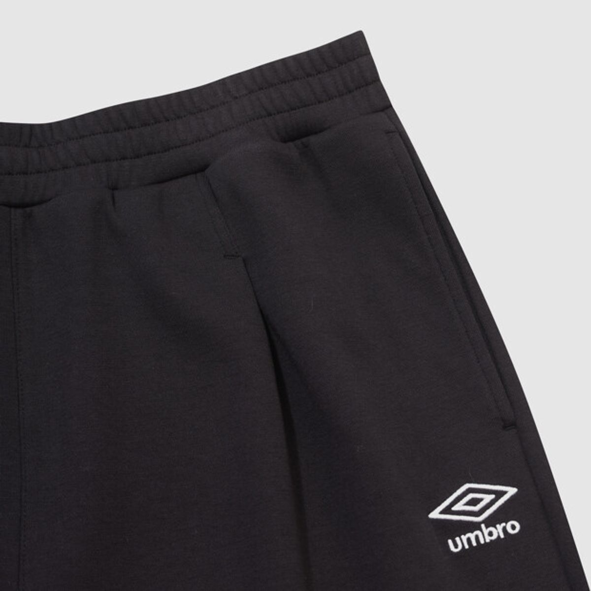 엄브로(UMBRO) 메쉬 이중지 6부 버뮤다 반바지 블랙 UR221CHP55