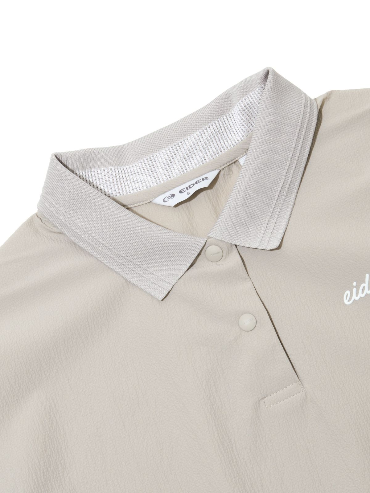아이더(EIDER) COOLEATS ICE (쿨리츠 아이스) 여성 반팔 폴로 티셔츠_Light Beige