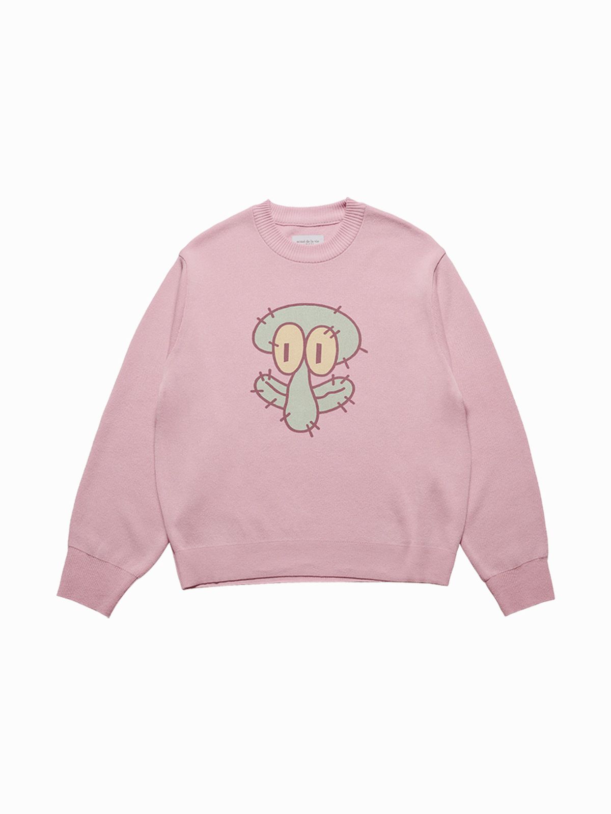 아크메드라비(ACME DE LA VIE) DOODLE SPONGEBOBS FRIEND LONG SLEEVE KNIT