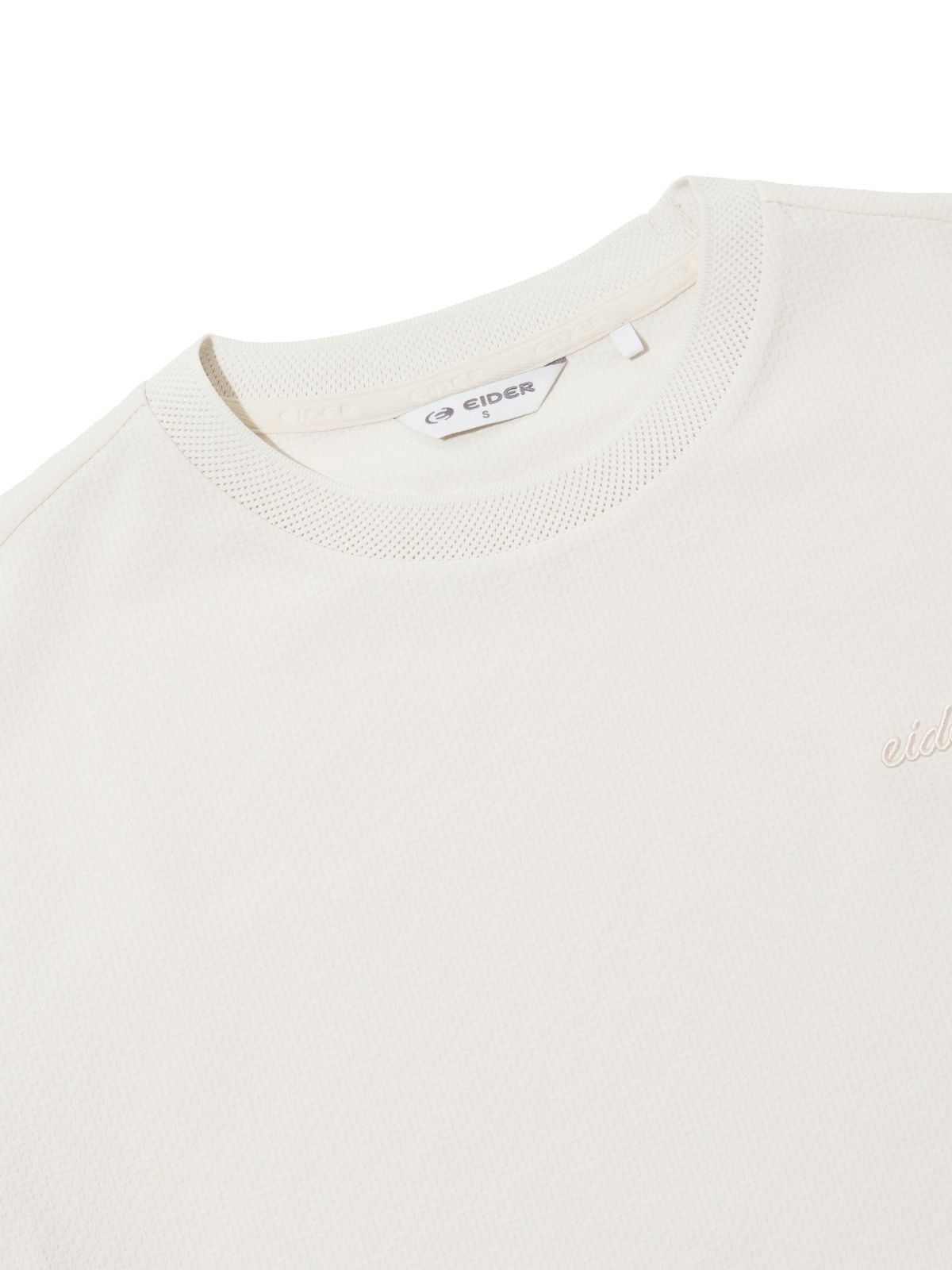 아이더(EIDER) WIND SUCKER (윈드 서커) 여성 반팔 라운드 티셔츠_Cream