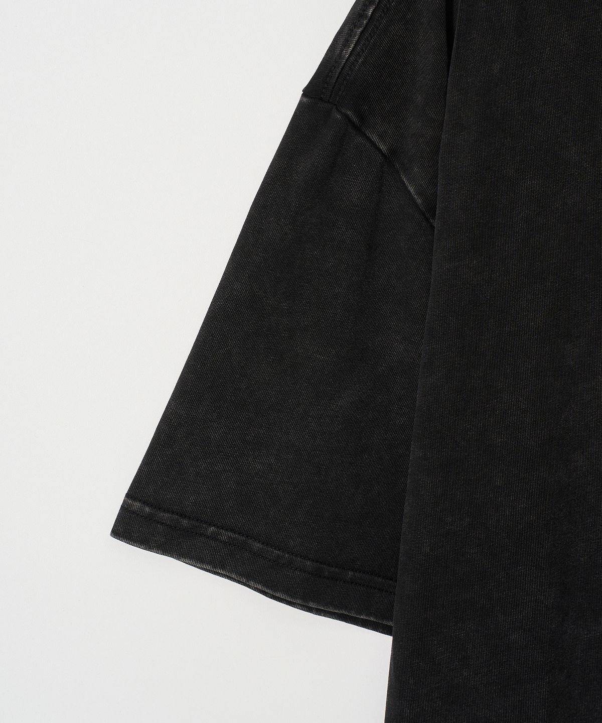 조질롱(JOJILONG) JN104 Aged T-Shirt - COAL DUST