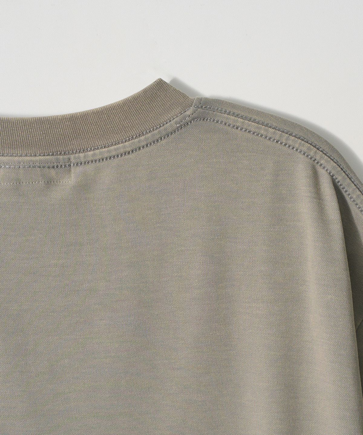 조질롱(JOJILONG) JN104 Aged T-Shirt - MOSS SAND