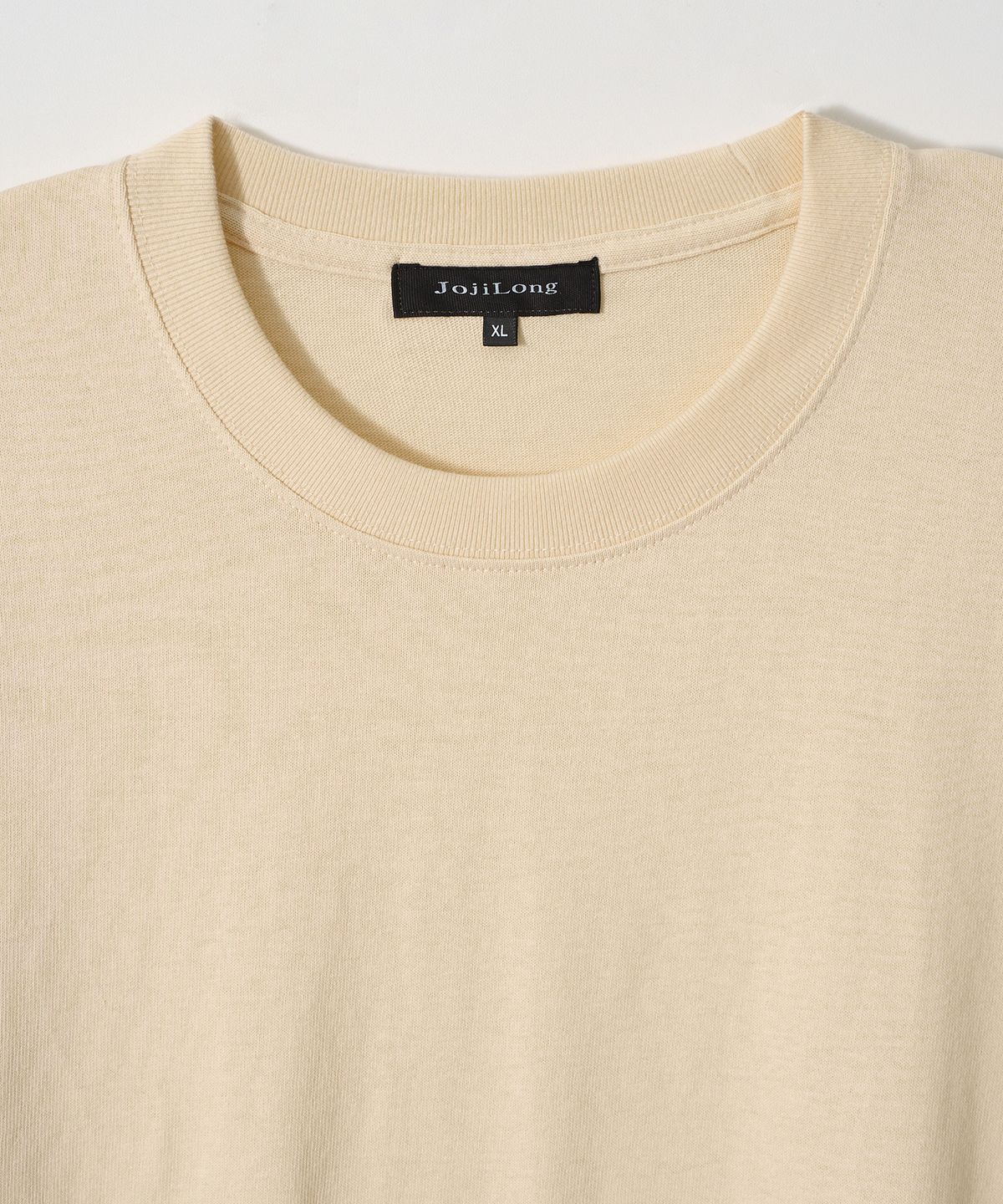조질롱(JOJILONG) JN108 Tubular Core T-Shirt - SOFT OAT
