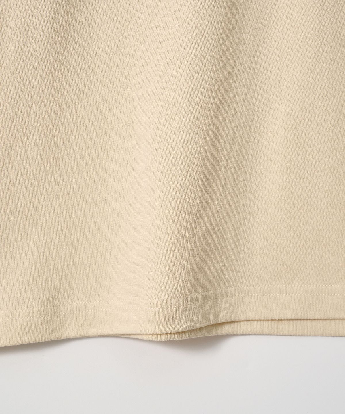 조질롱(JOJILONG) JN108 Tubular Core T-Shirt - SOFT OAT