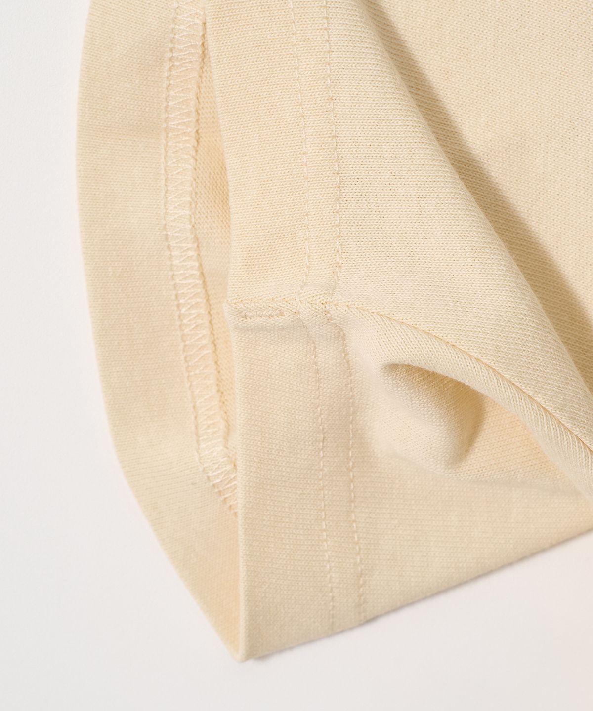 조질롱(JOJILONG) JN108 Tubular Core T-Shirt - SOFT OAT