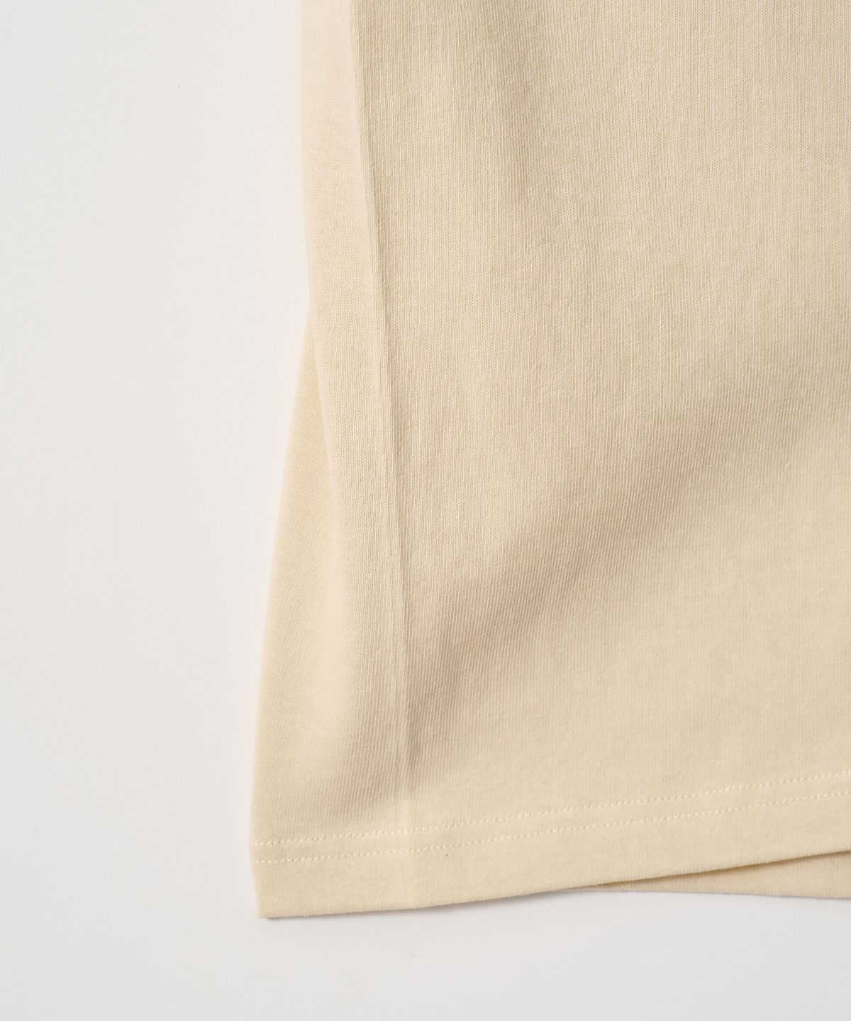 조질롱(JOJILONG) JN108 Tubular Core T-Shirt - SOFT OAT