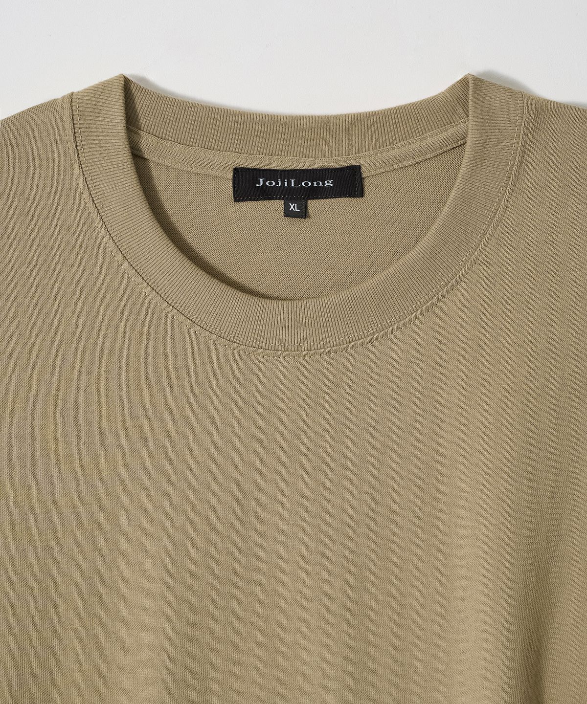 조질롱(JOJILONG) JN108 Tubular Core T-Shirt - SAND KHAKI