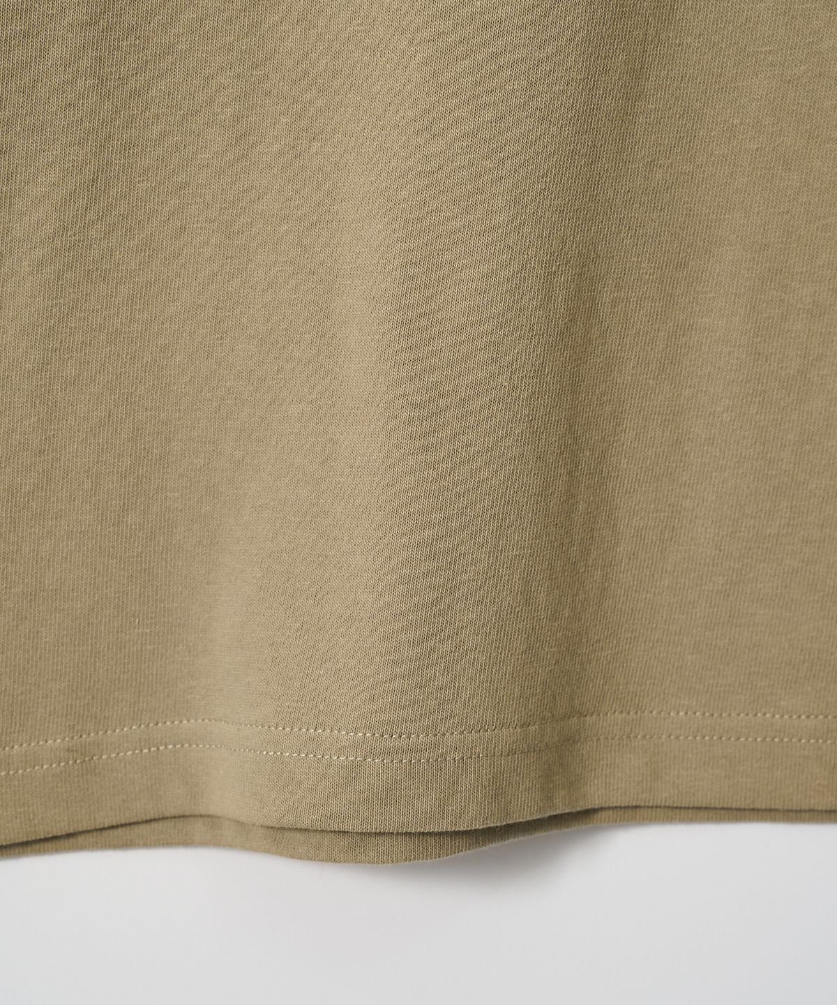 조질롱(JOJILONG) JN108 Tubular Core T-Shirt - SAND KHAKI
