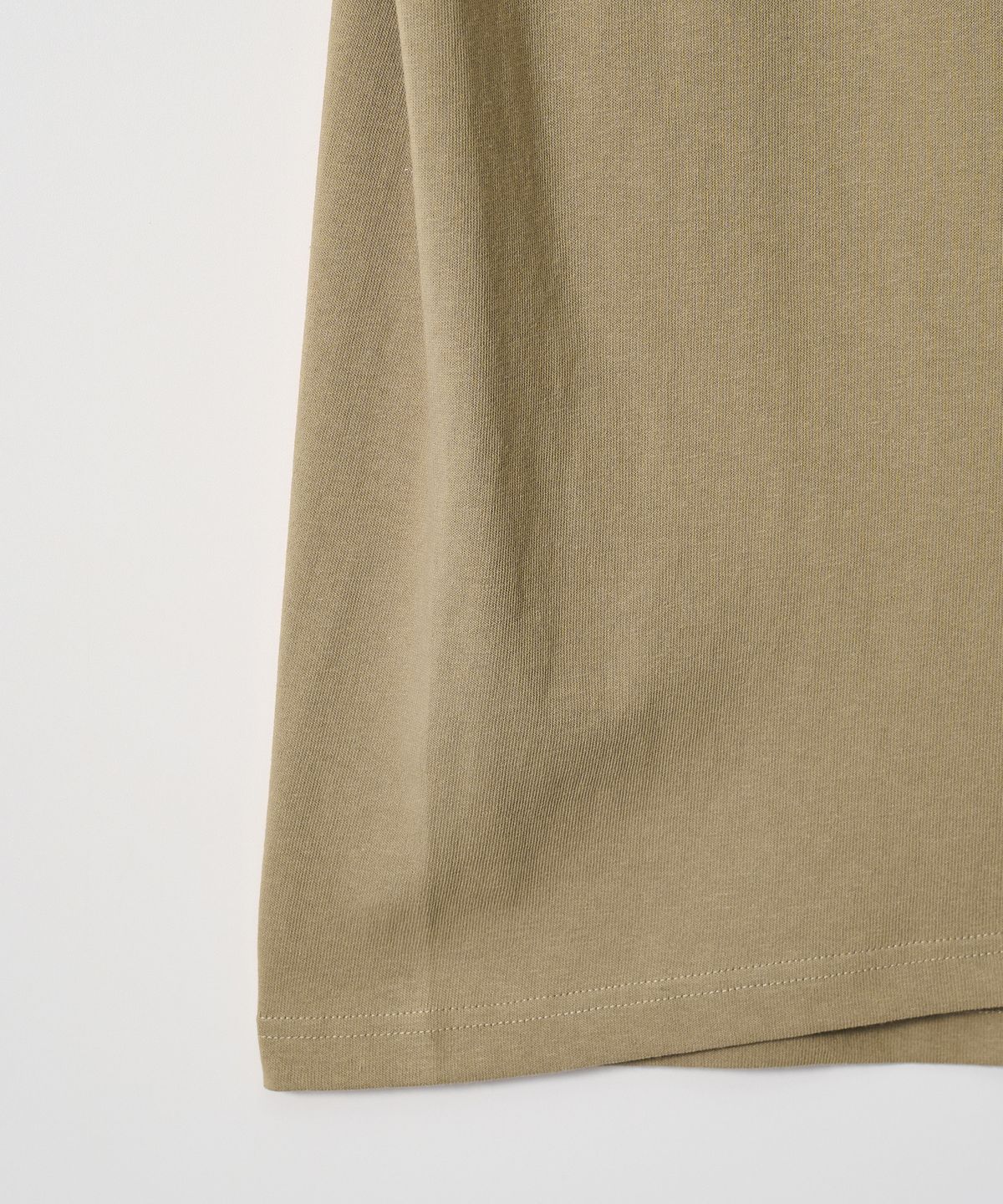 조질롱(JOJILONG) JN108 Tubular Core T-Shirt - SAND KHAKI
