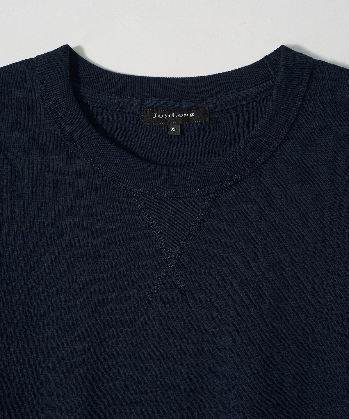 조질롱(JOJILONG) JN109 Tubular Slub Loop T-Shirt - DEEP NAVY