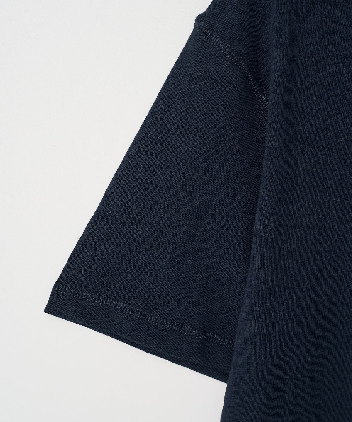 조질롱(JOJILONG) JN109 Tubular Slub Loop T-Shirt - DEEP NAVY