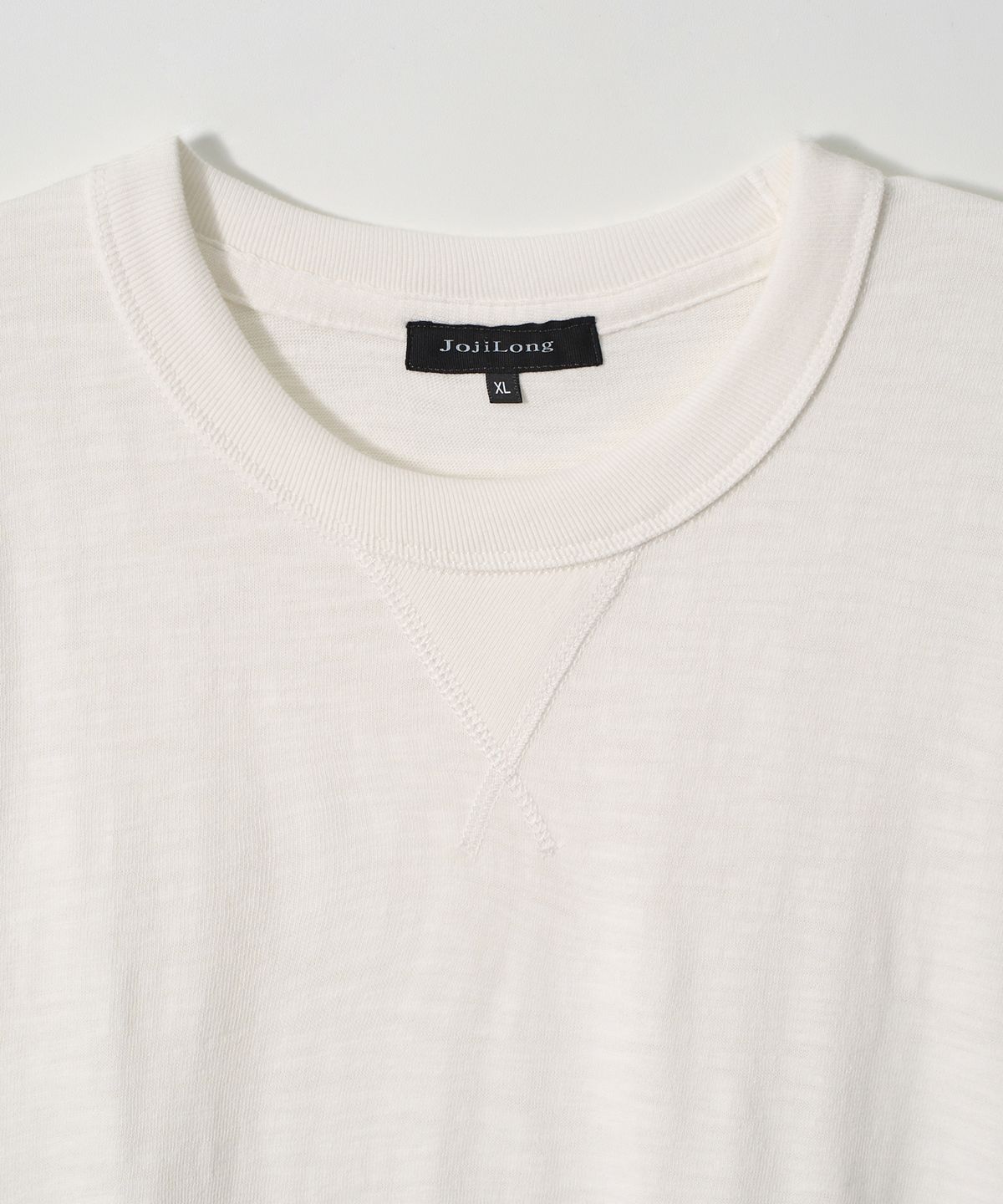 조질롱(JOJILONG) JN109 Tubular Slub Loop T-Shirt - OFF WHITE