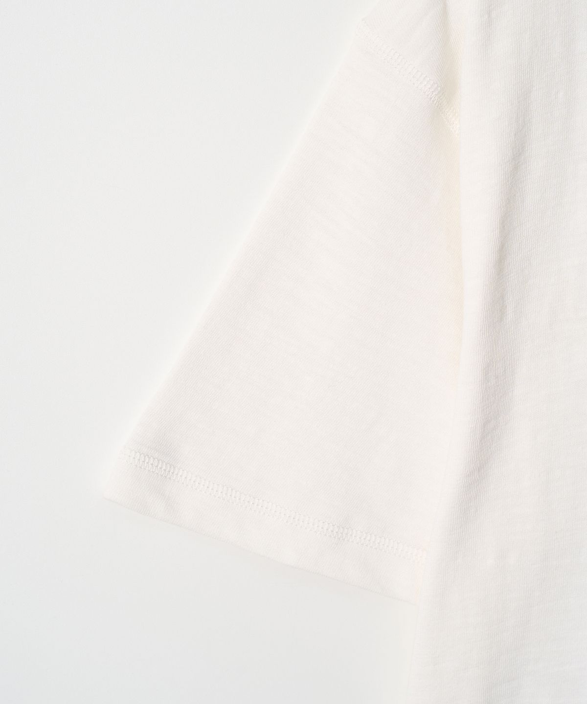 조질롱(JOJILONG) JN109 Tubular Slub Loop T-Shirt - OFF WHITE