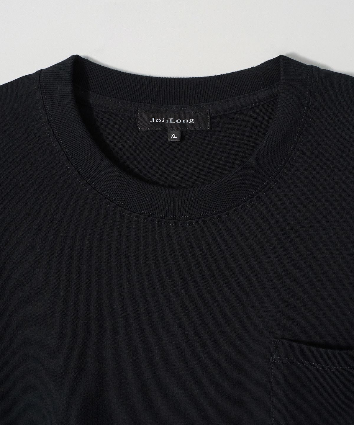조질롱(JOJILONG) JN110 Tubular Silent Pocket T-Shirt - BLACK