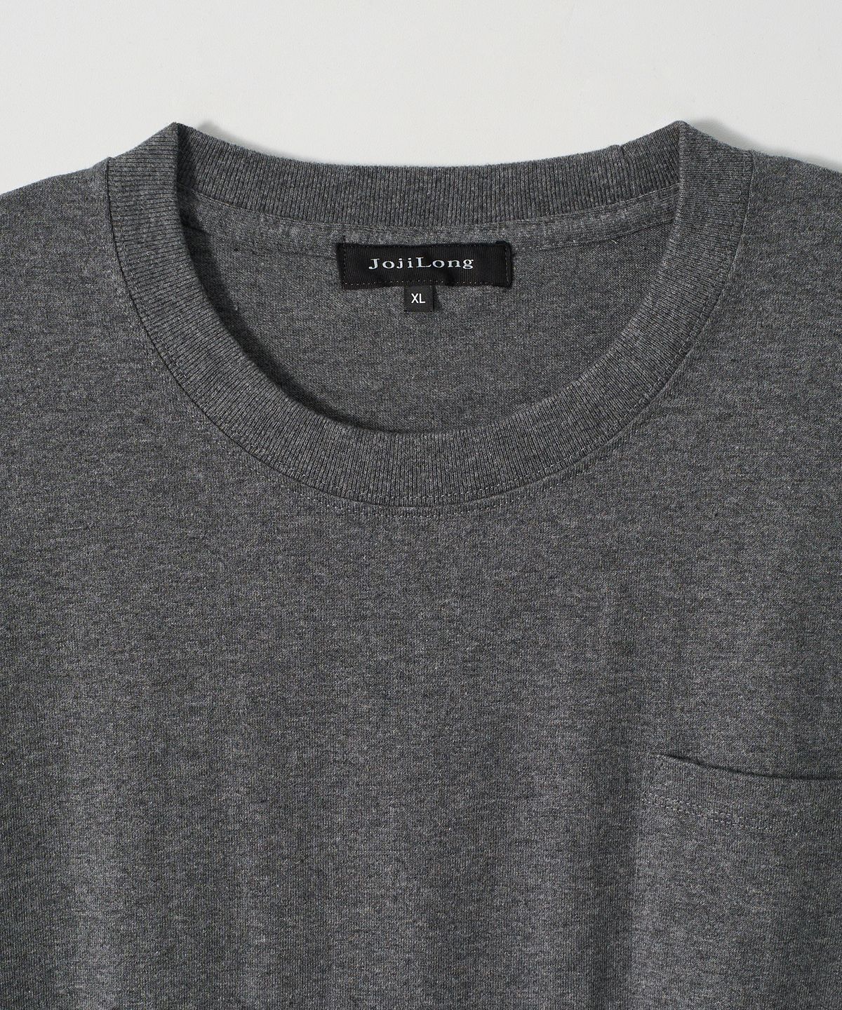 조질롱(JOJILONG) JN110 Tubular Silent Pocket T-Shirt - DARK HEATHER
