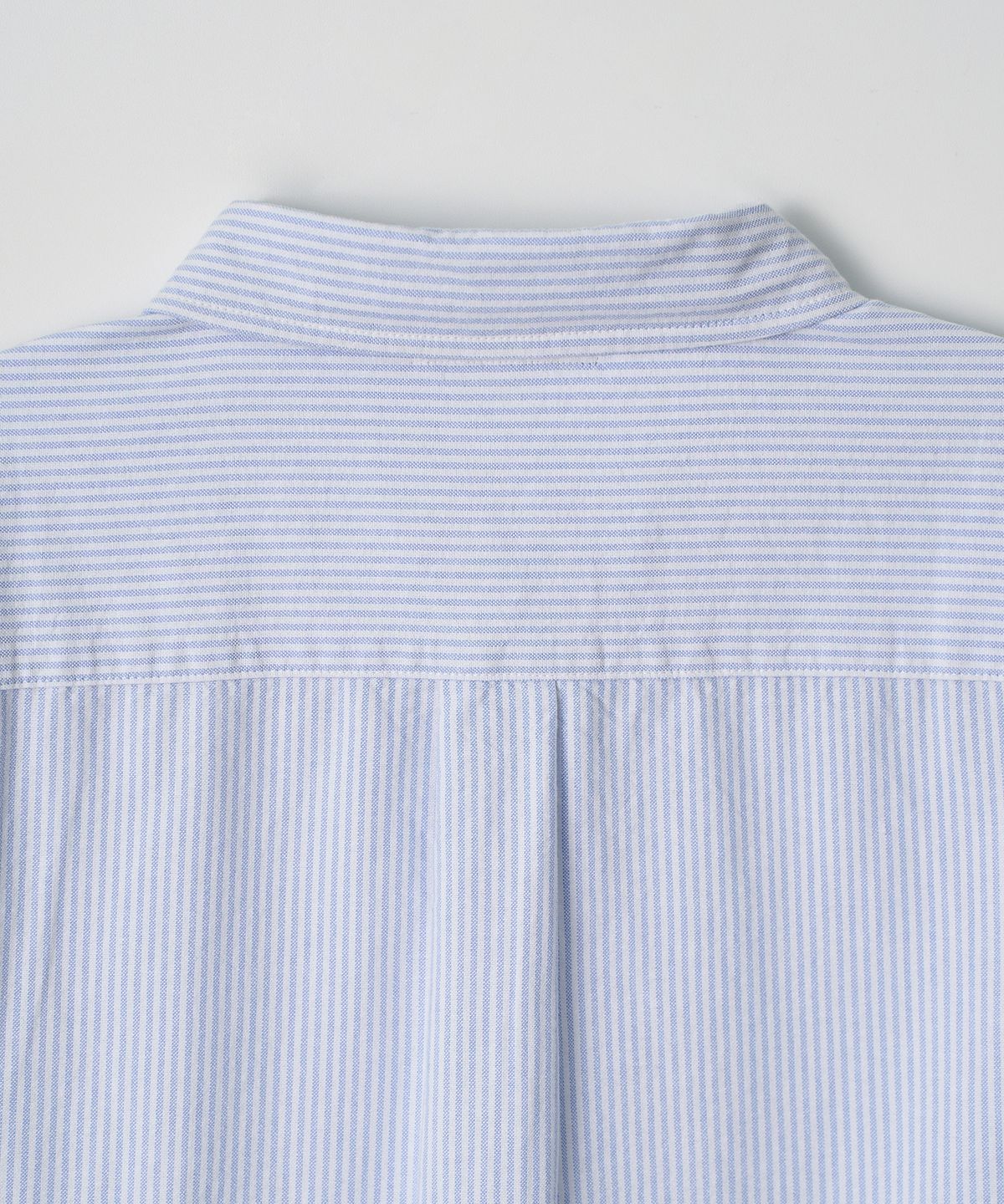 조질롱(JOJILONG) JN136 Oxford Stripe Button Down Shirt - LIGHT BLUE