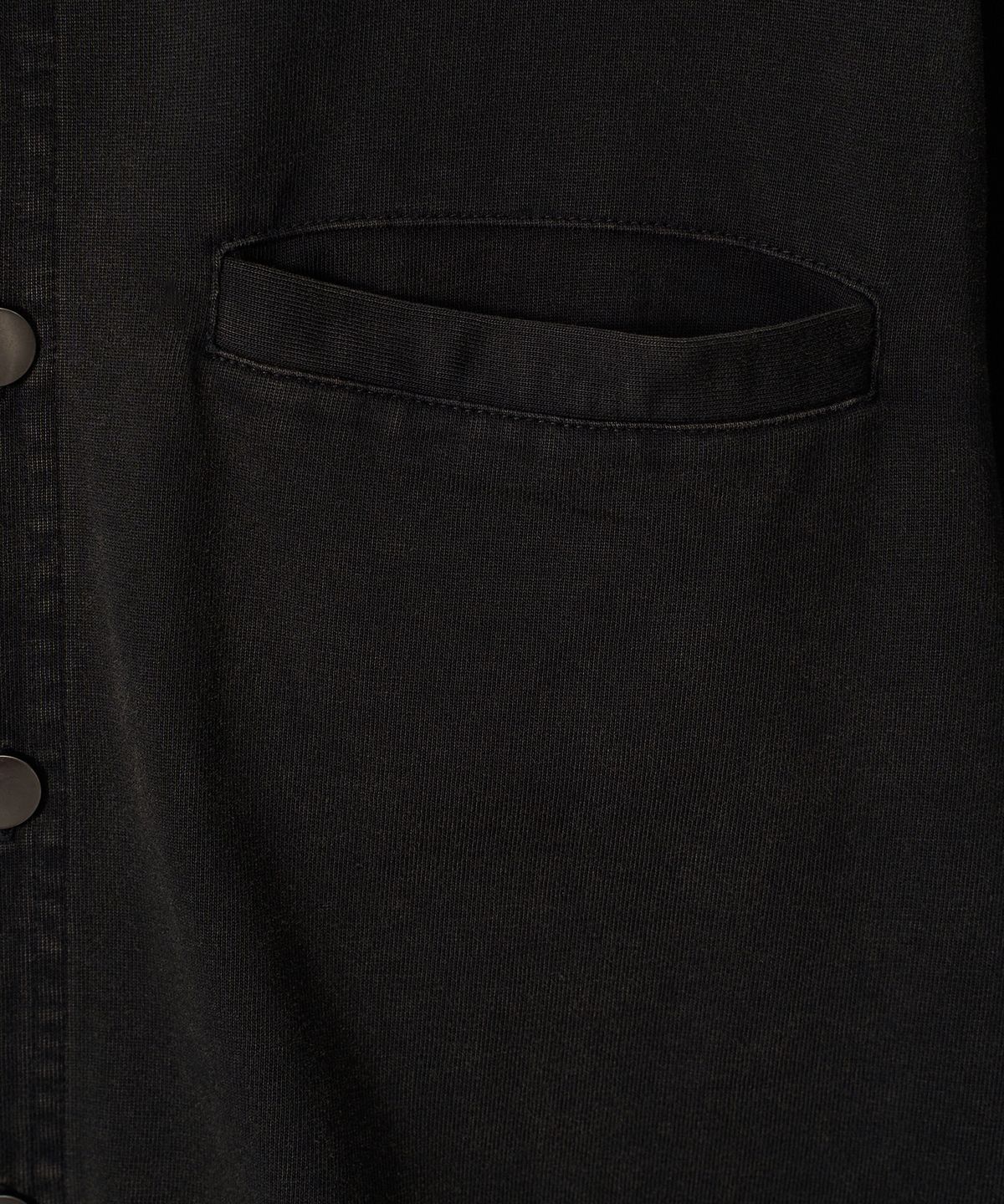 조질롱(JOJILONG) JN350 Aged Snap Shirt - VINTAGE BLACK