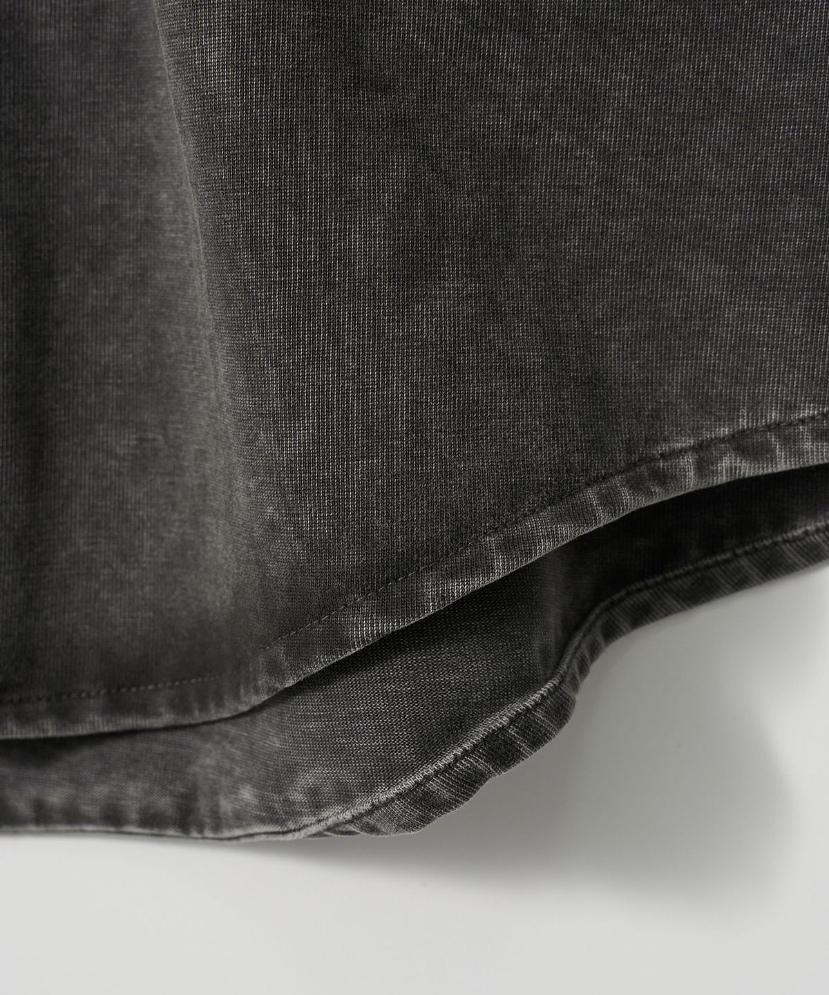 조질롱(JOJILONG) JN350 Aged Snap Shirt - FADED CHARCOAL