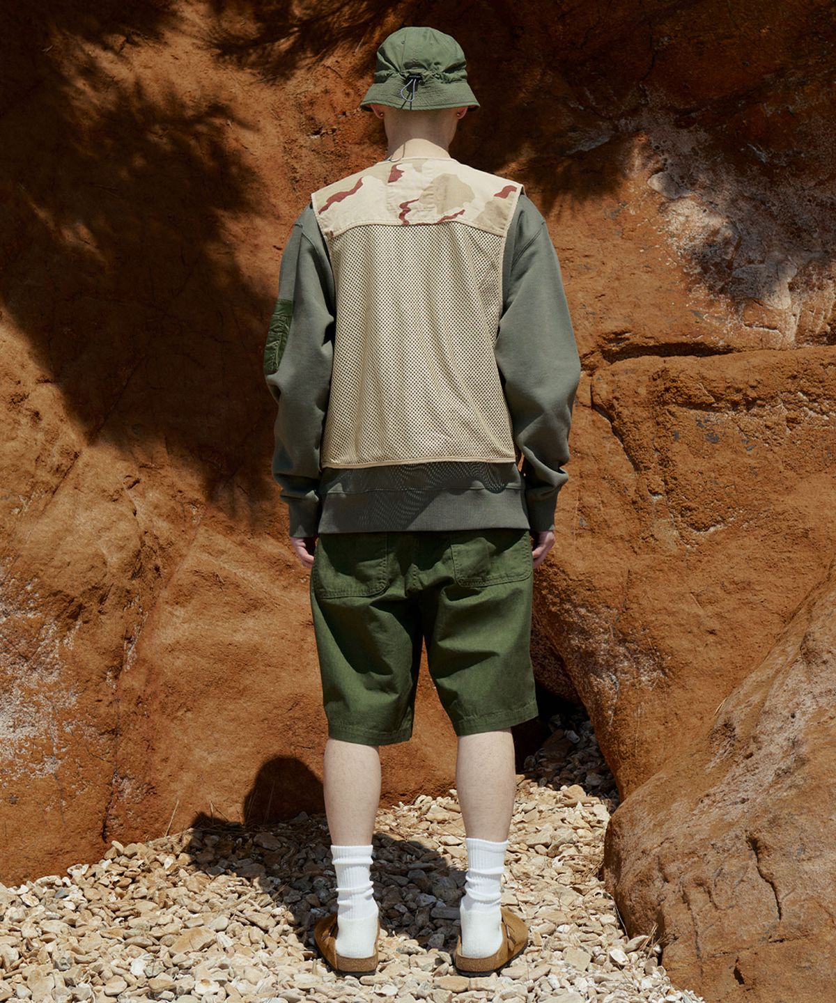 알파 인더스트리(ALPHA INDUSTRIES) P41 HBT 컴뱃 쇼츠 다크 올리브