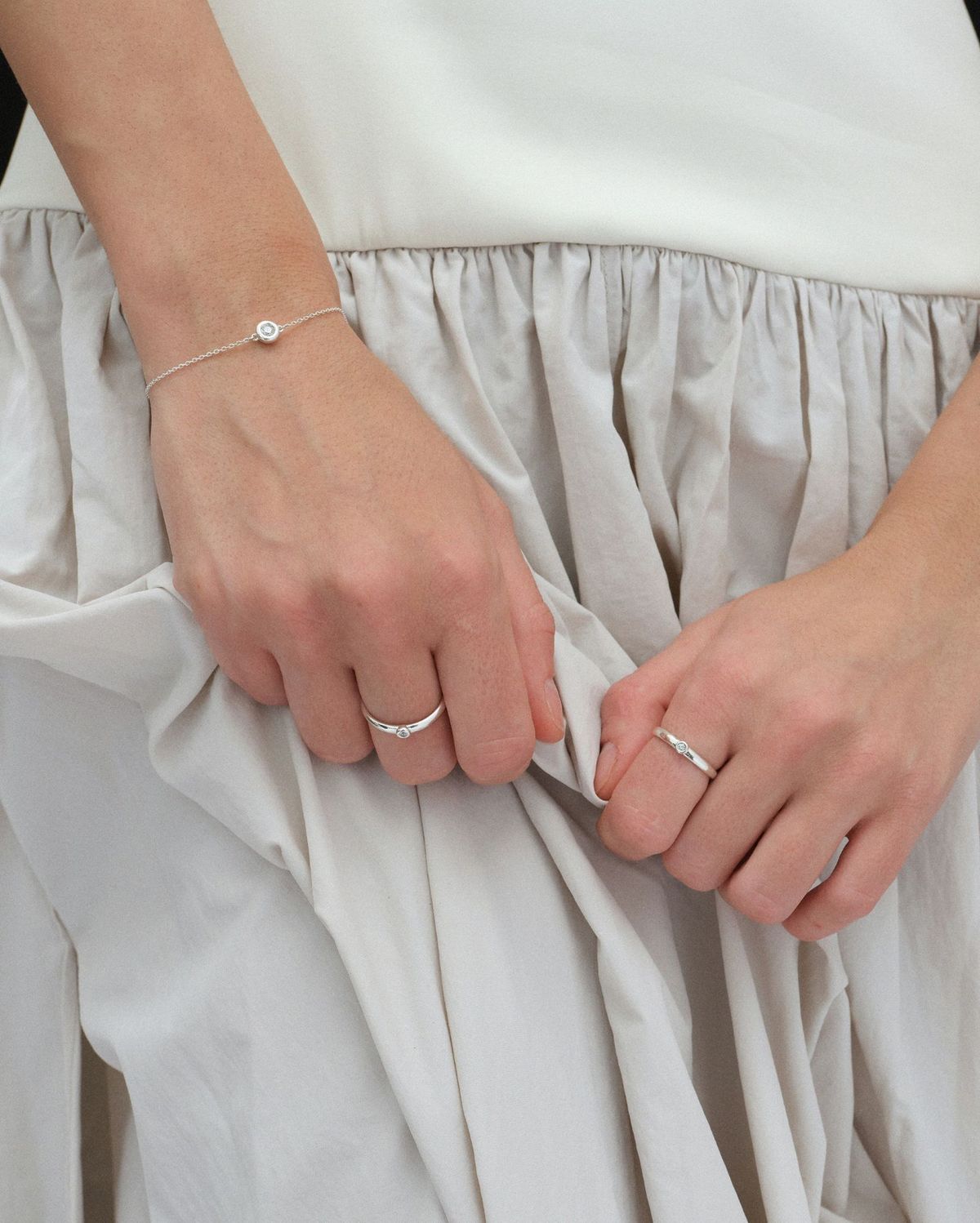 어나더레이어(ANOTHERLAYER) Classic Bezel Ring - Silver (silver925)