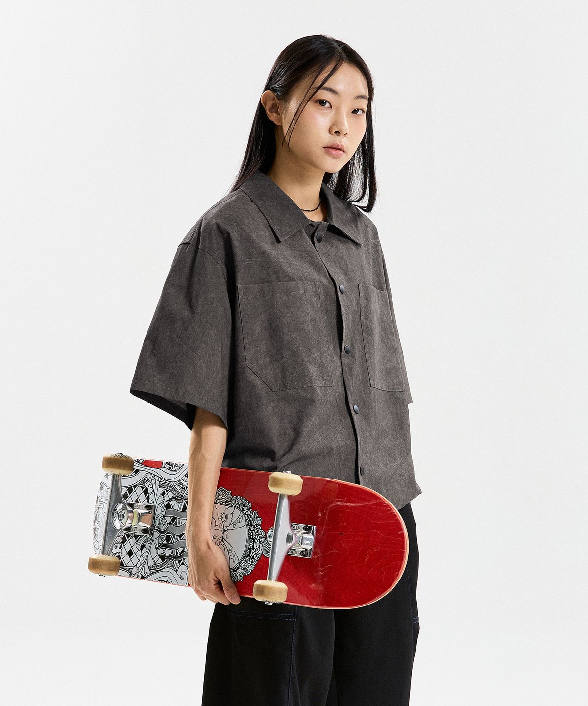 슈브토(SHVTO) Gray box shirt