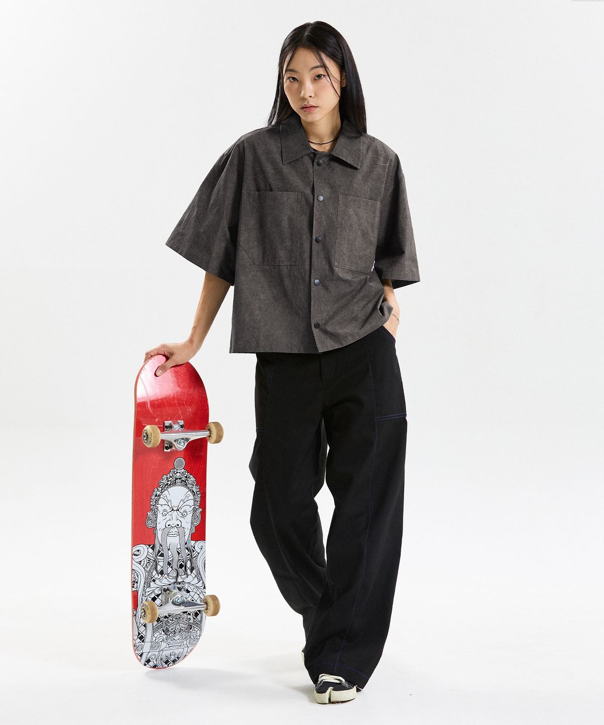 슈브토(SHVTO) Gray box shirt