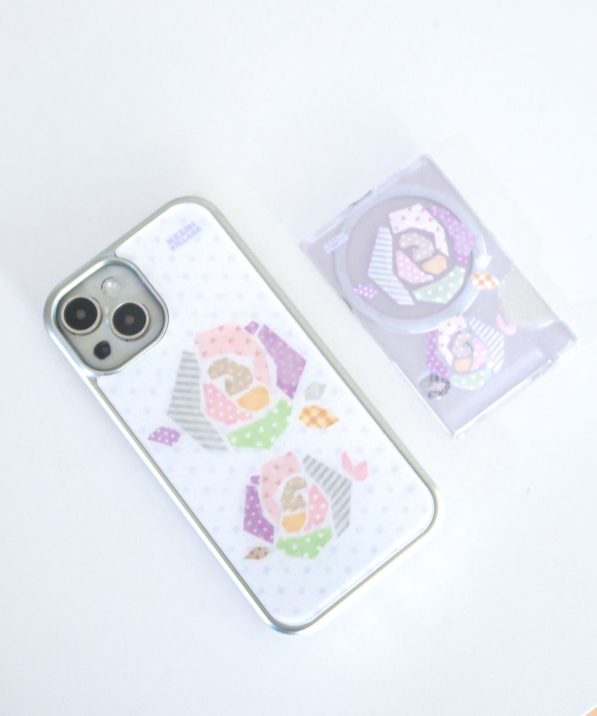 케짐 빌리지(KEZIM VILLAGE) Viloett Rose case (silver bumper)