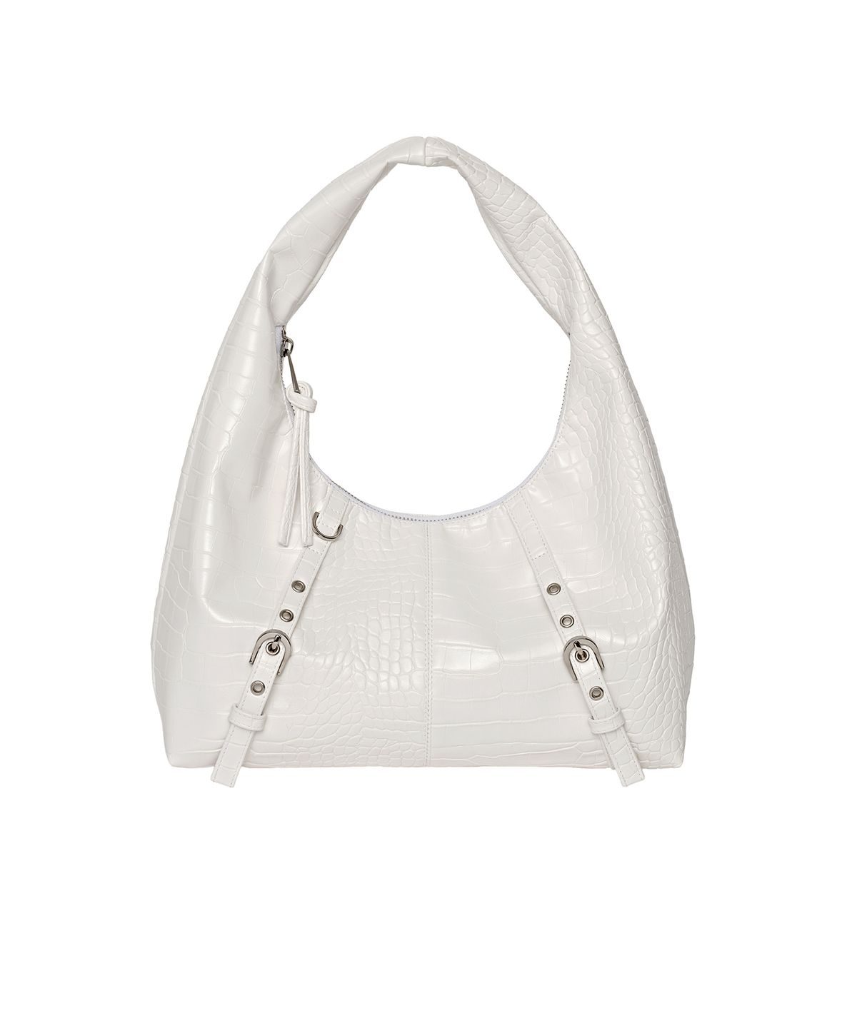 피시아(PICEA) Belted Hobo Mini Bag [Croc White]