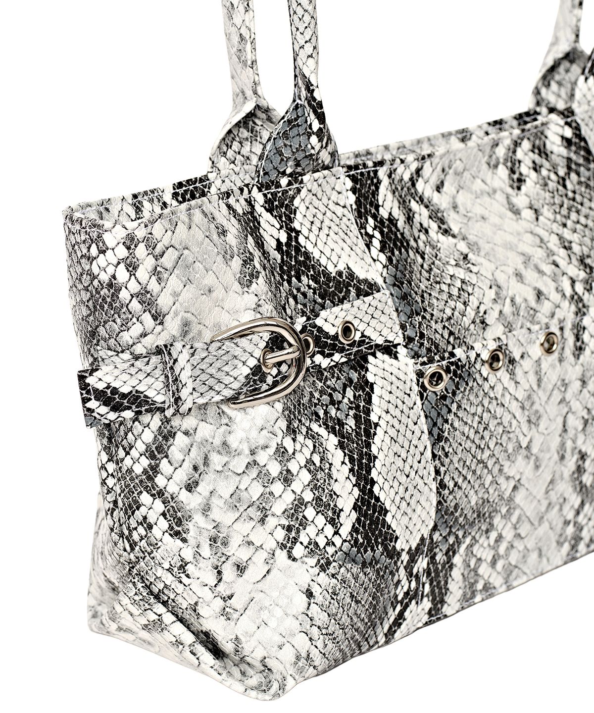피시아(PICEA) Vezel Bag [Python White]
