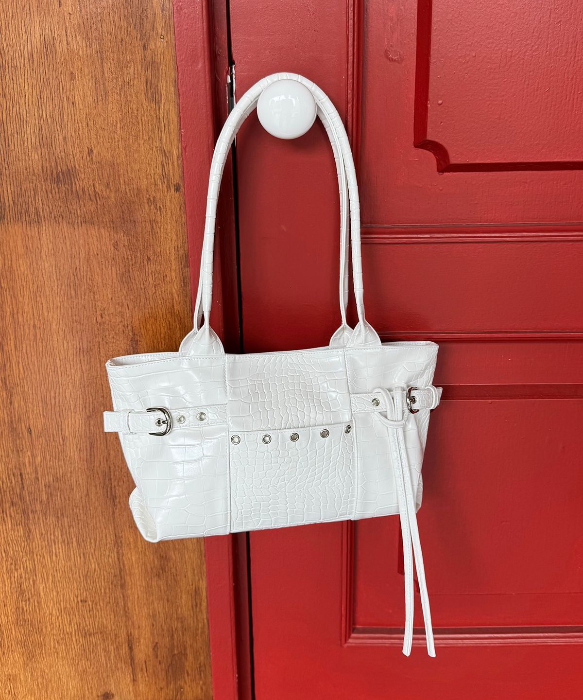 피시아(PICEA) Vezel Bag [Croc White]