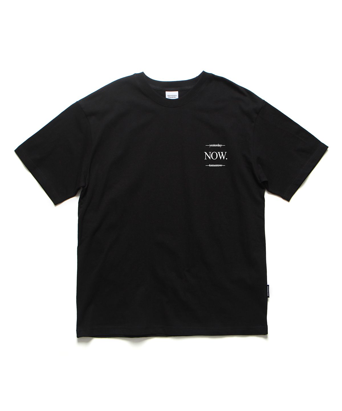 앱놀머씽(ABNORMALTHING) VAB 오버핏 티셔츠 블랙 (VAB T-SHIRT BLACK)