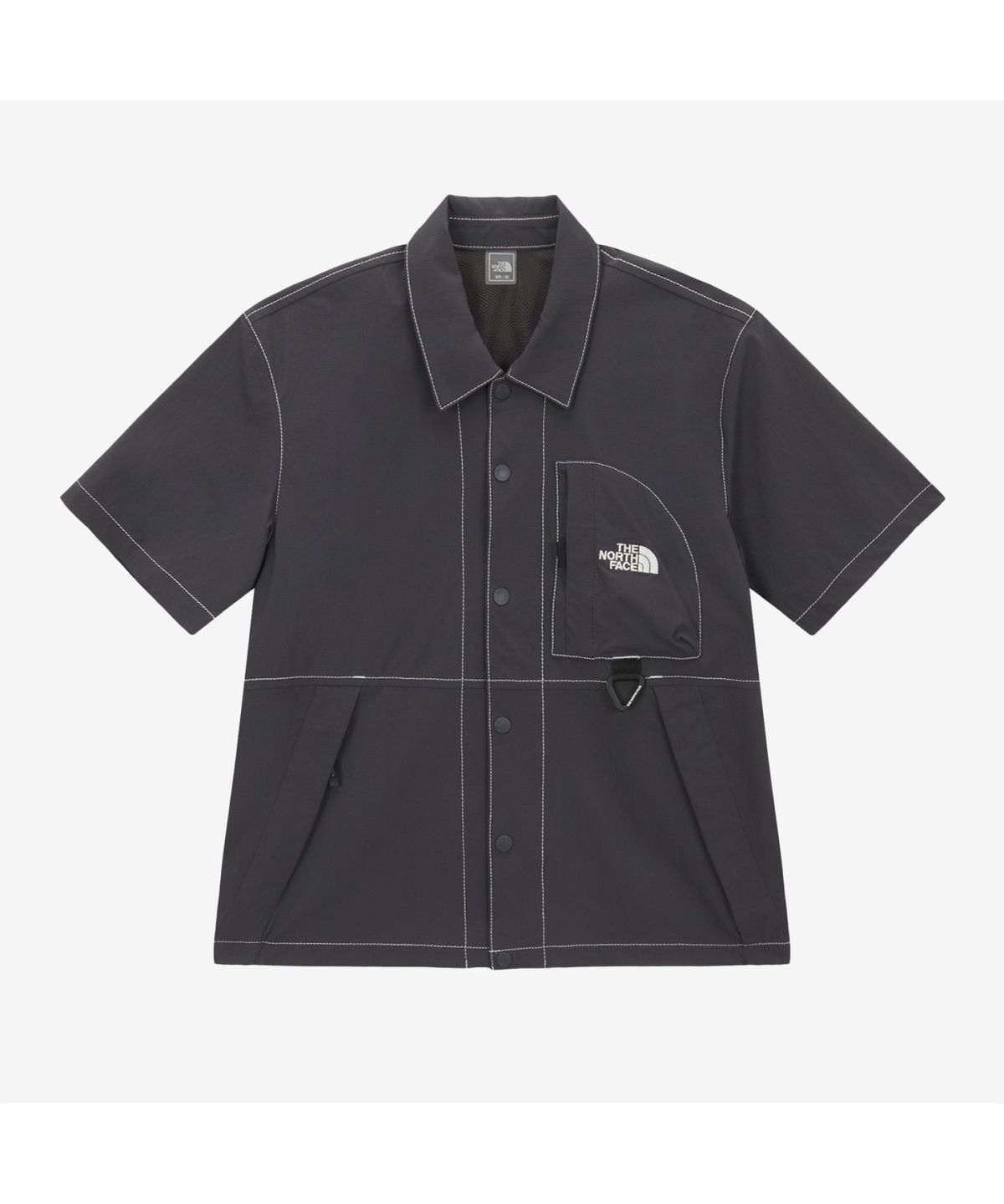 노스페이스(THE NORTH FACE) NH8SS01A 피크힐 반팔 셔츠 DARK GRAY