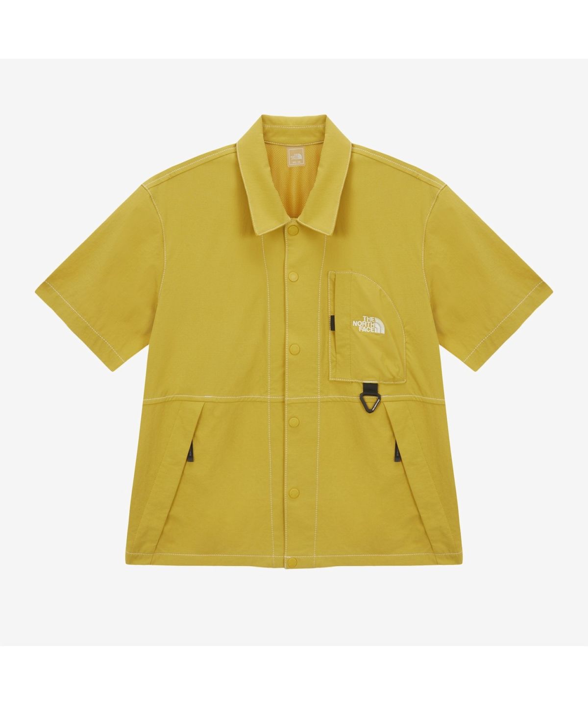 노스페이스(THE NORTH FACE) NH8SS01C 피크힐 반팔 셔츠 MUSTARD