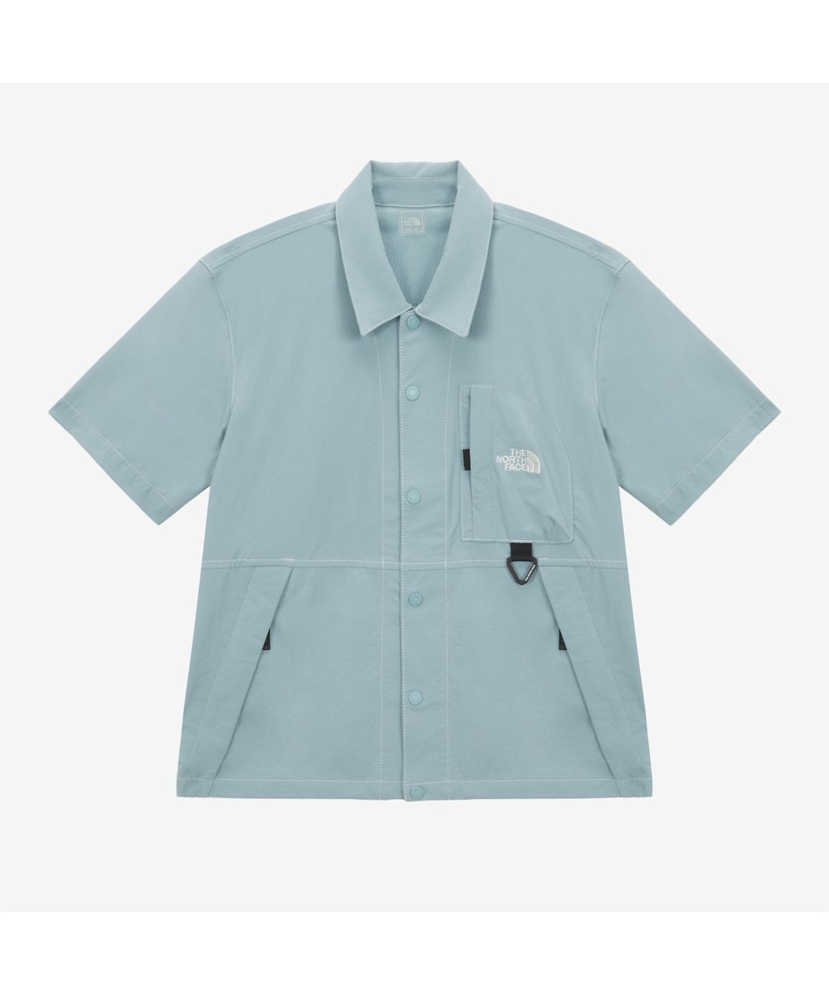노스페이스(THE NORTH FACE) NH8SS01D 피크힐 반팔 셔츠 GRAYISH TURQUOISE