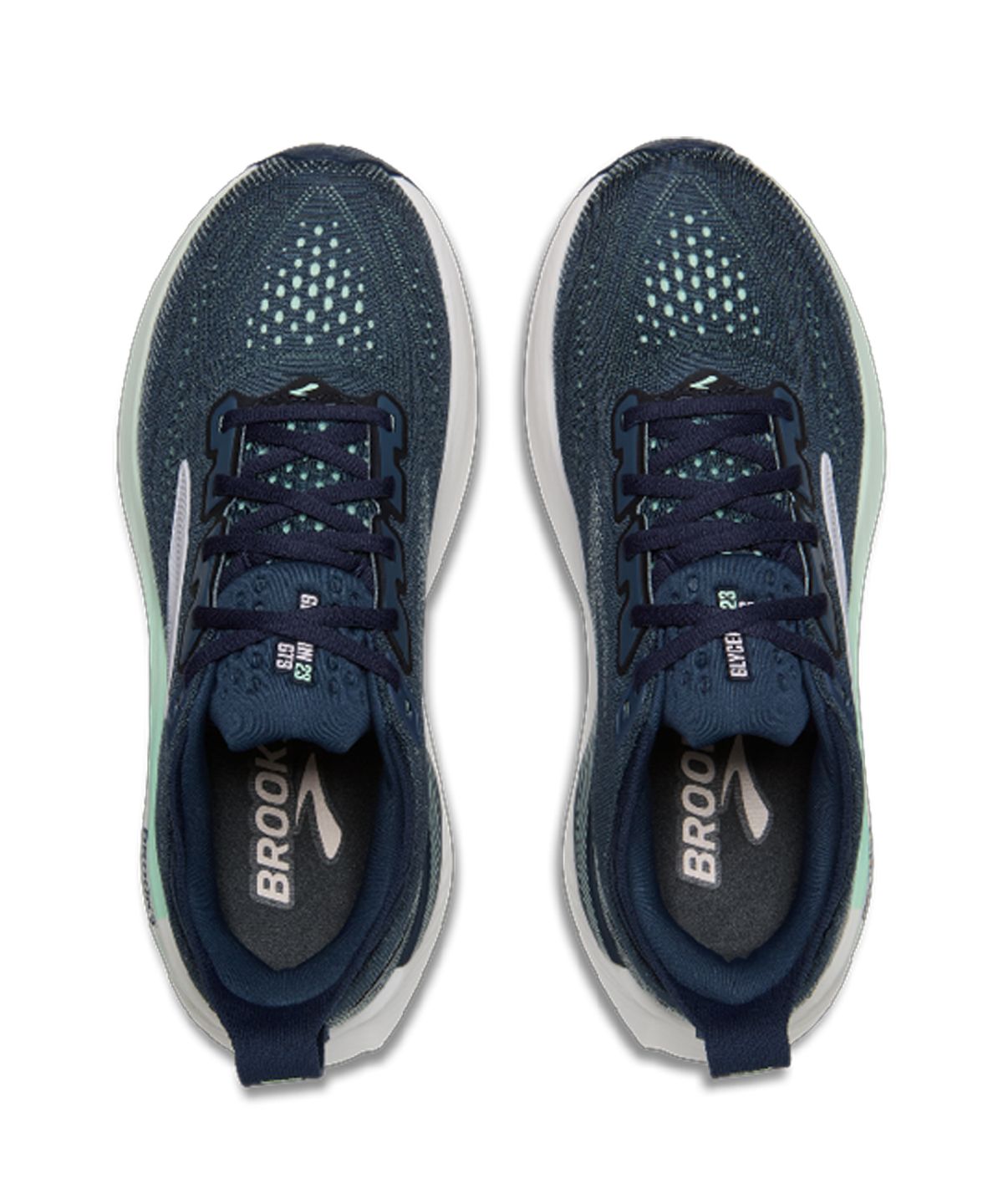 브룩스러닝(BROOKS RUNNING) 여성 글리세린 GTS 23 와이드 - 블루 / 1204921D453