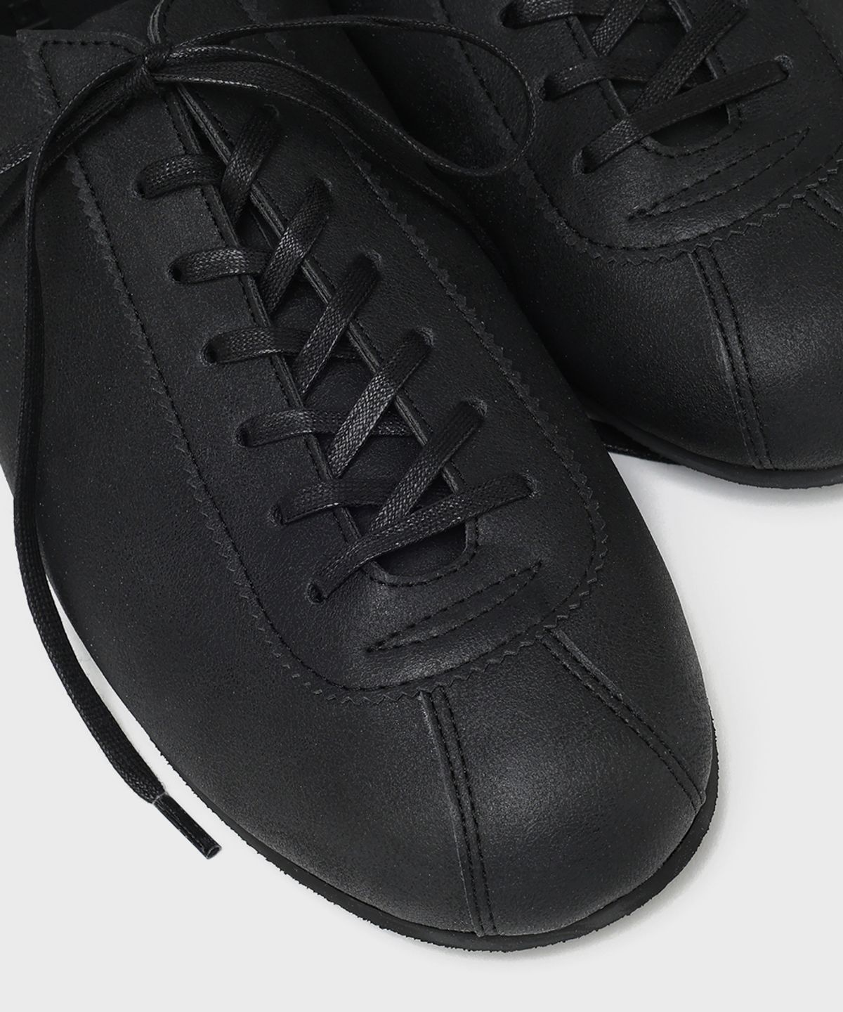 피렌체 아뜨리에(FIRENZE ATELIER) [SECOND.A] 유니섹스 레트로 데일리 스니커즈 SN5600UX [NUBUCK BLACK]