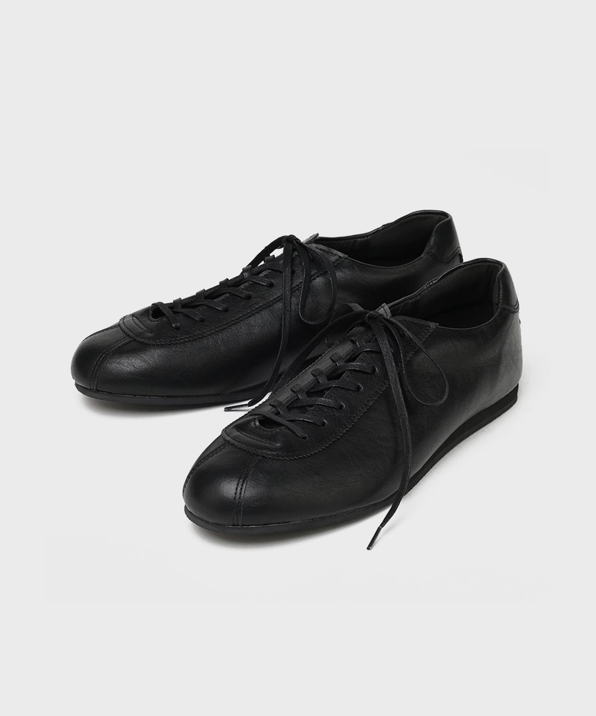피렌체 아뜨리에(FIRENZE ATELIER) [SECOND.A] 유니섹스 레트로 데일리 스니커즈 SN5600UX [WRINKLE BLACK]