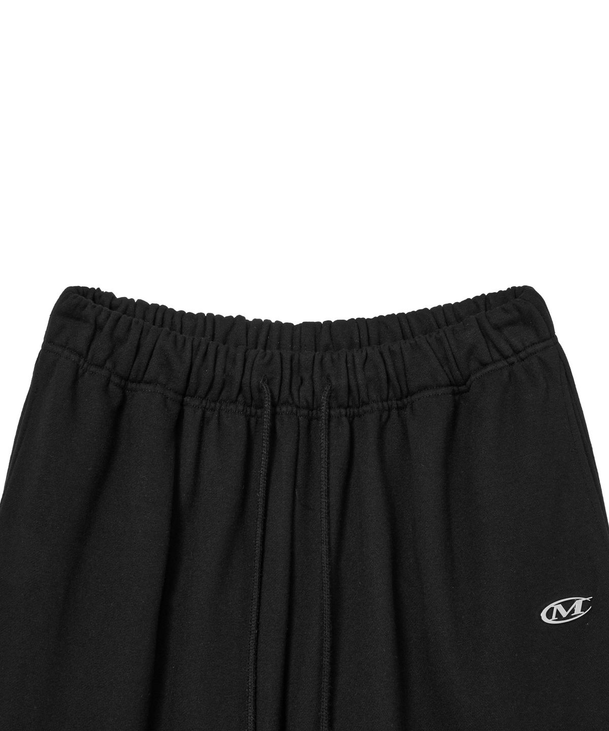 미학(MIHAK) 메탈 로고 조거 팬츠 (BLACK)