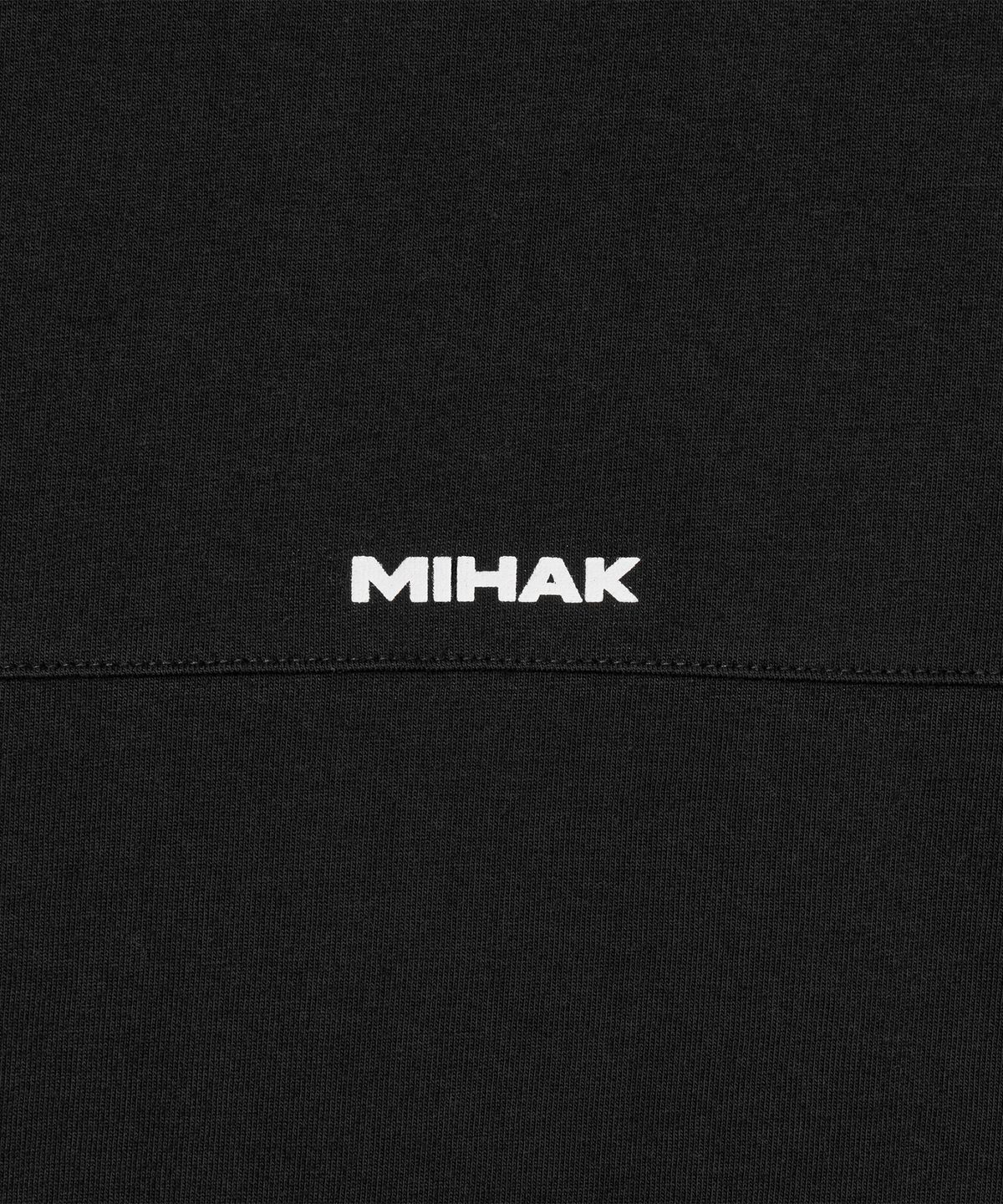 미학(MIHAK) 심볼 빅 로고 오버핏 티셔츠 (BLACK)