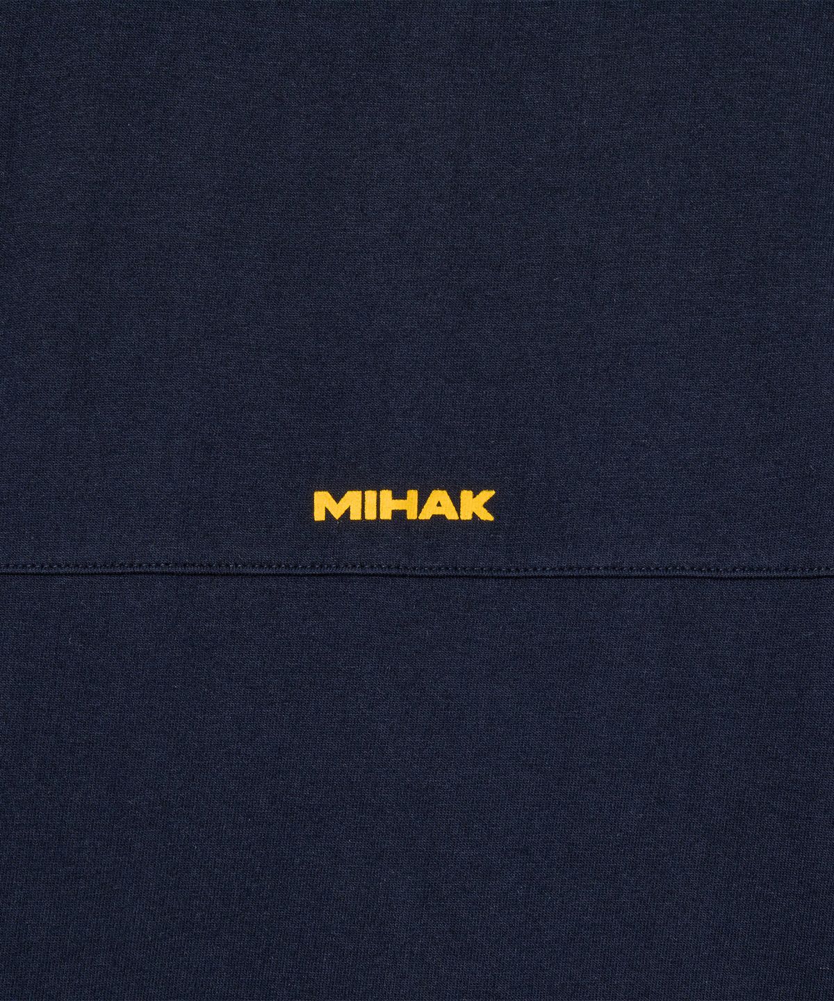 미학(MIHAK) 심볼 빅 로고 오버핏 티셔츠 (NAVY)